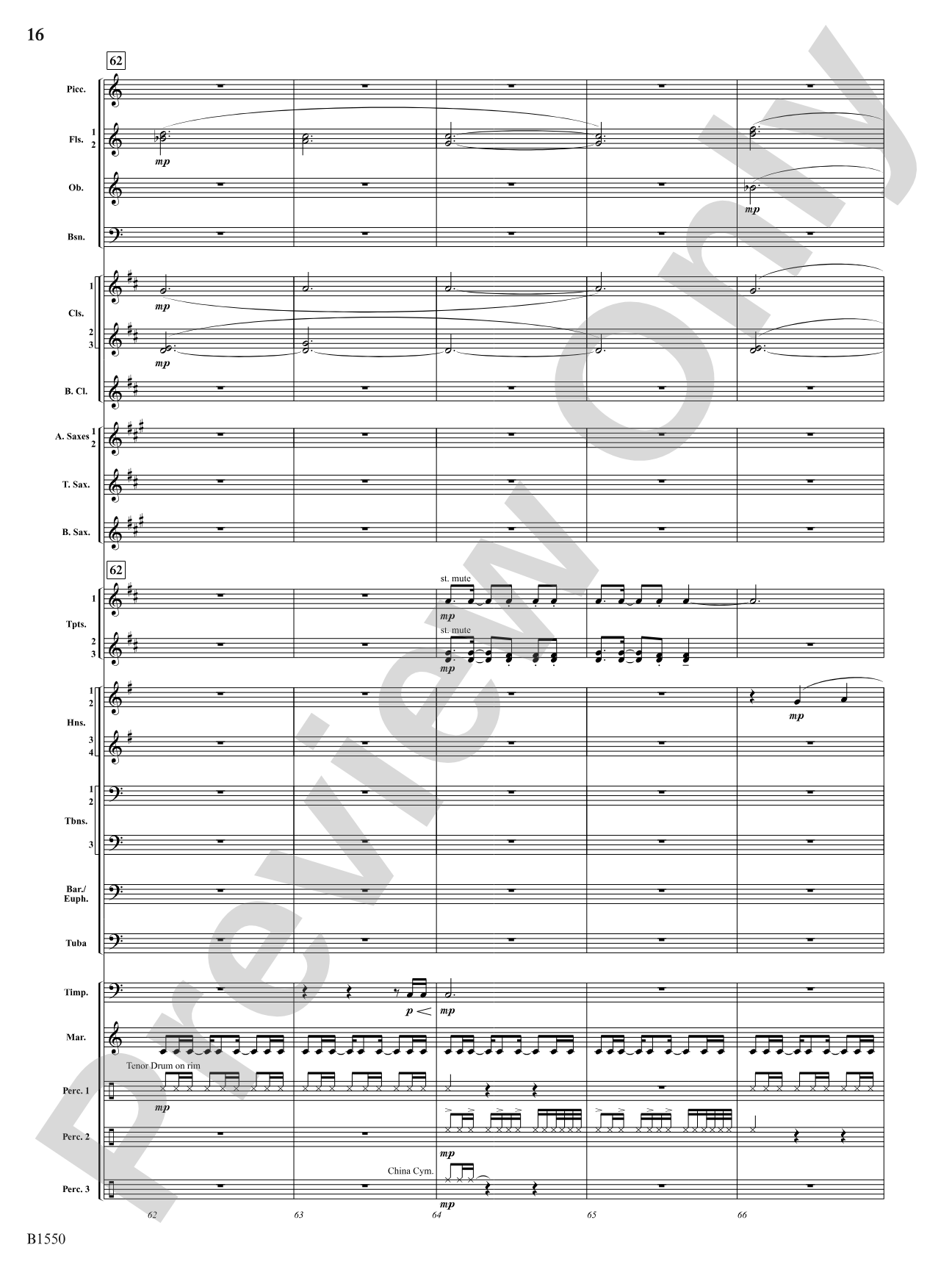 Groove Music: Concert Band Conductor Score & Parts