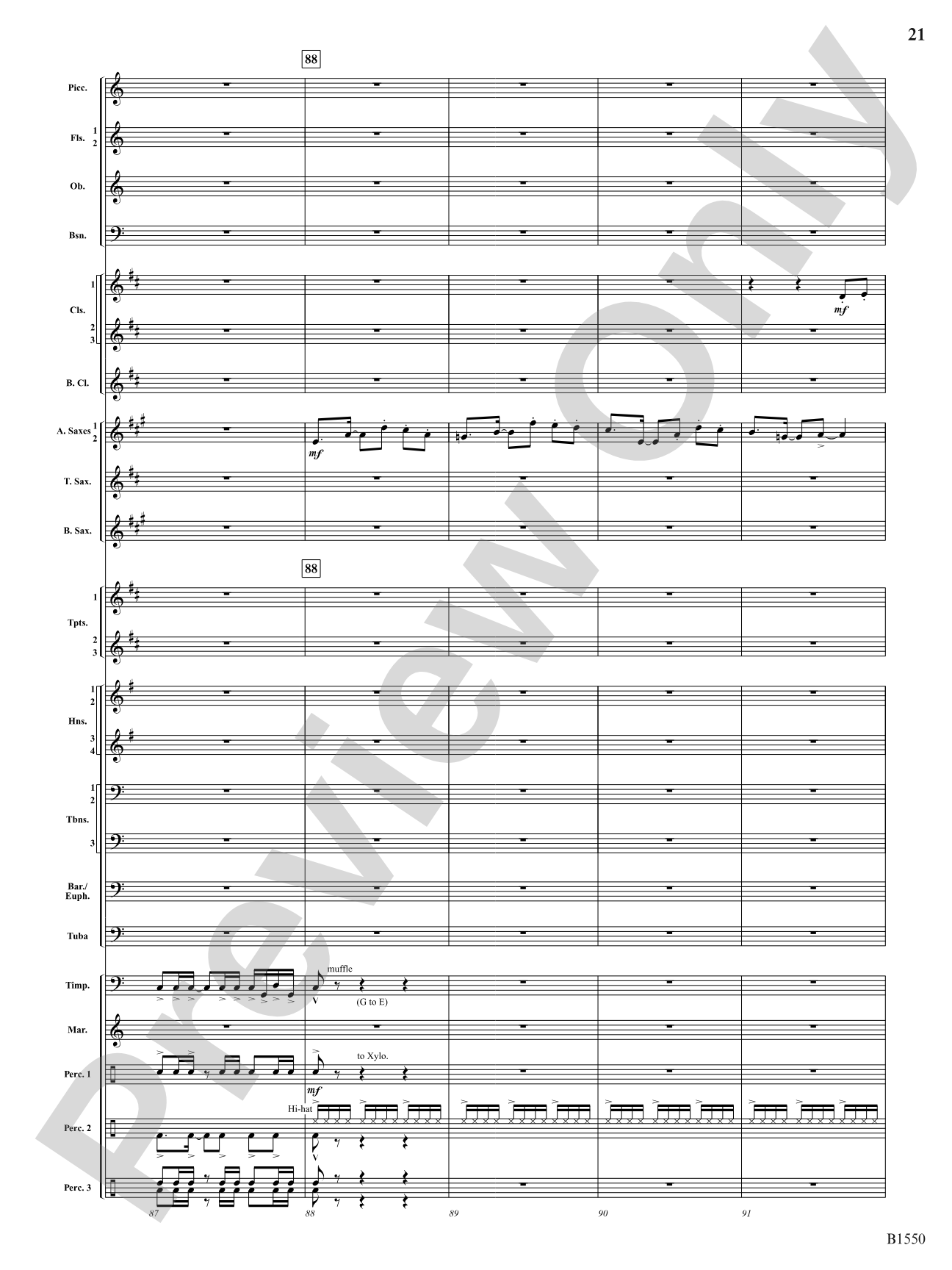 Groove Music: Concert Band Conductor Score & Parts