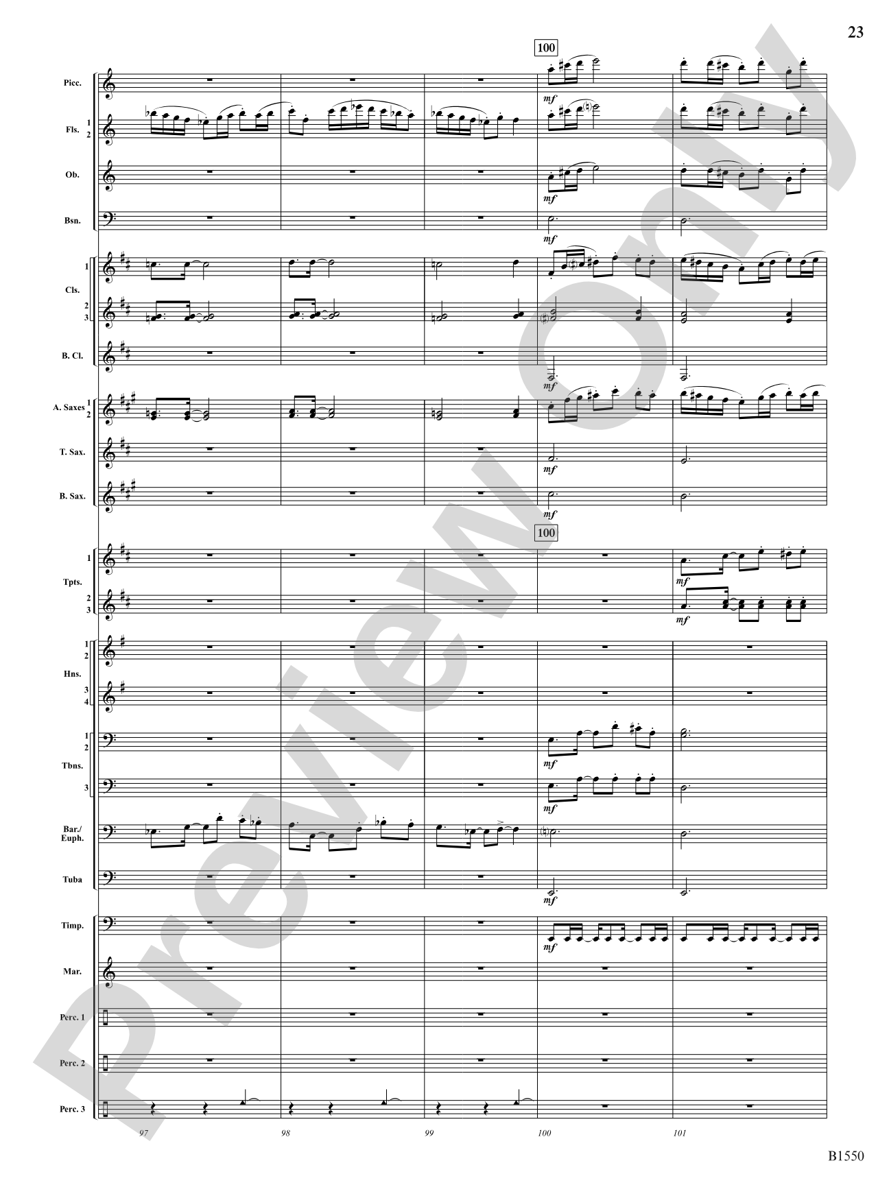 Groove Music: Concert Band Conductor Score & Parts