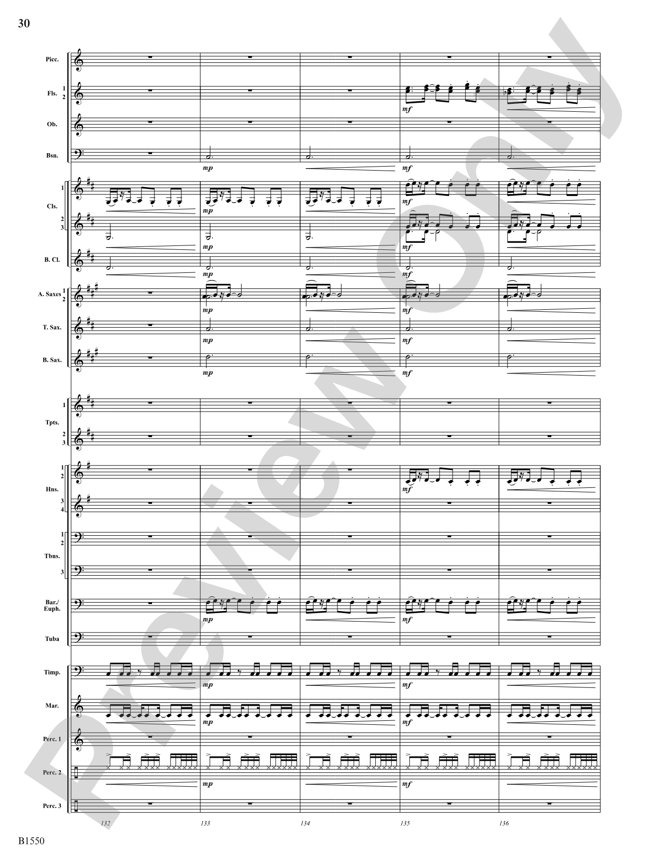 Groove Music: Concert Band Conductor Score & Parts