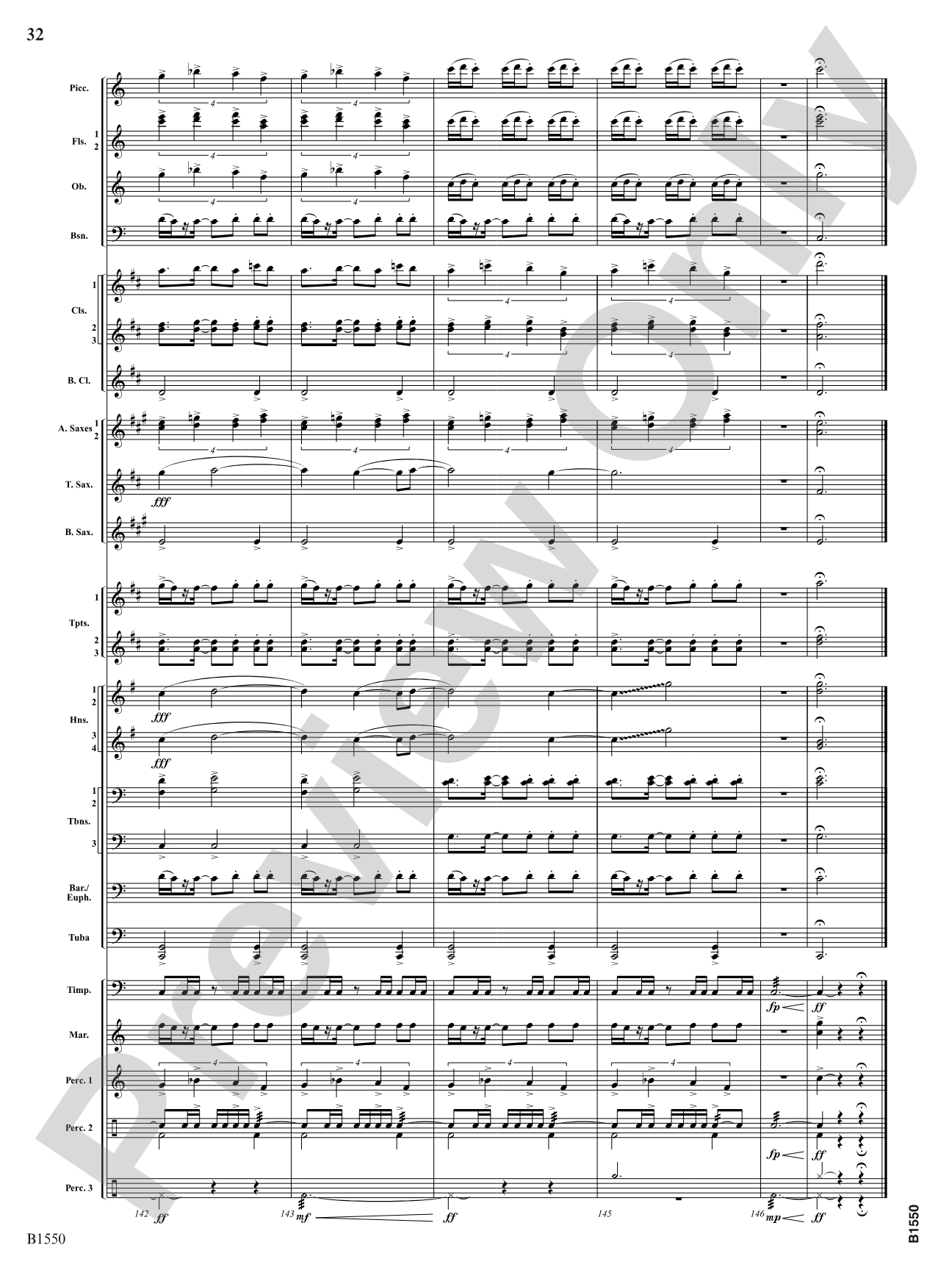 Groove Music: Concert Band Conductor Score & Parts