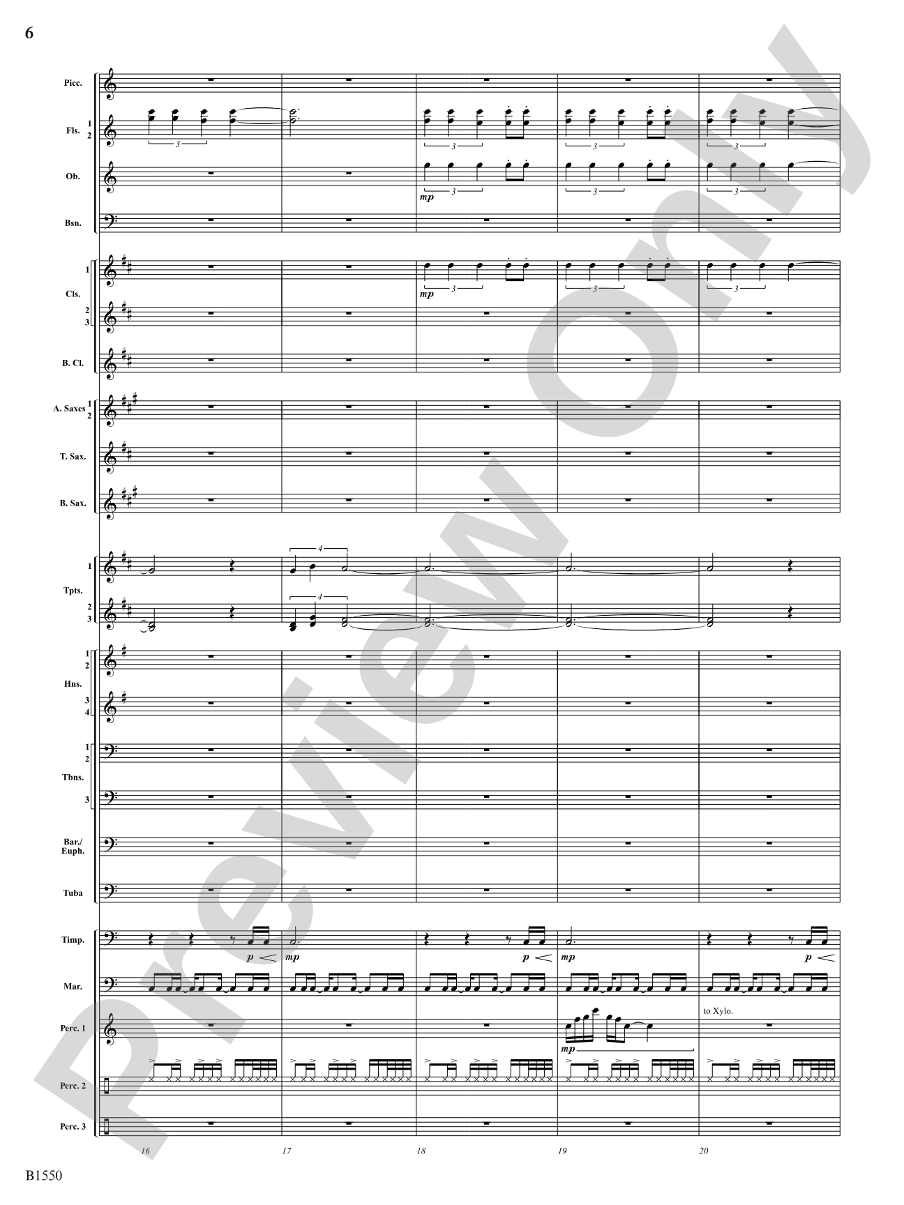 Groove Music: Concert Band Conductor Score & Parts