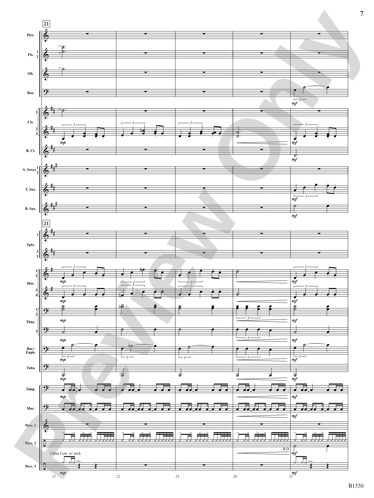 Groove Music: Concert Band Conductor Score & Parts
