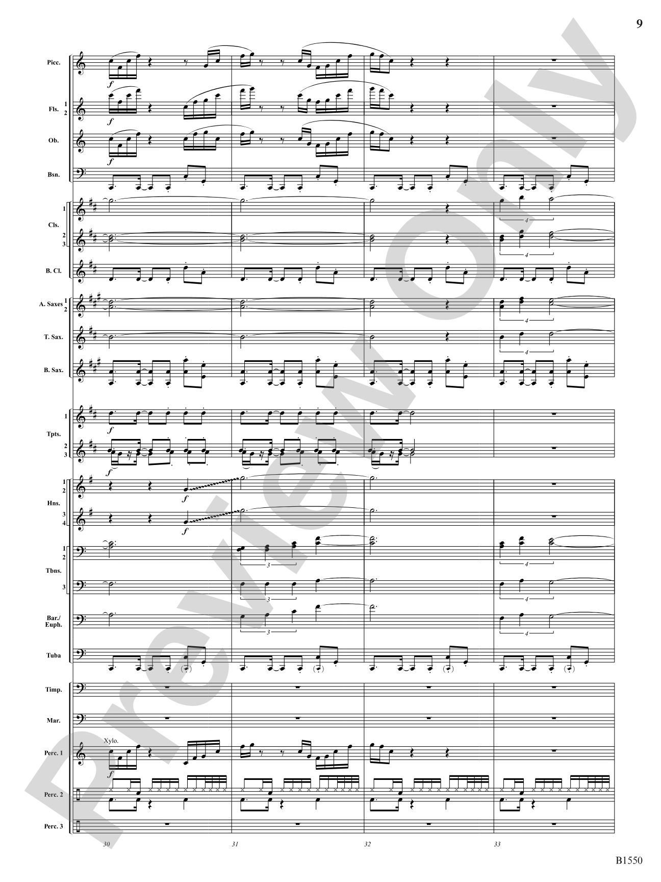Groove Music: Concert Band Conductor Score & Parts