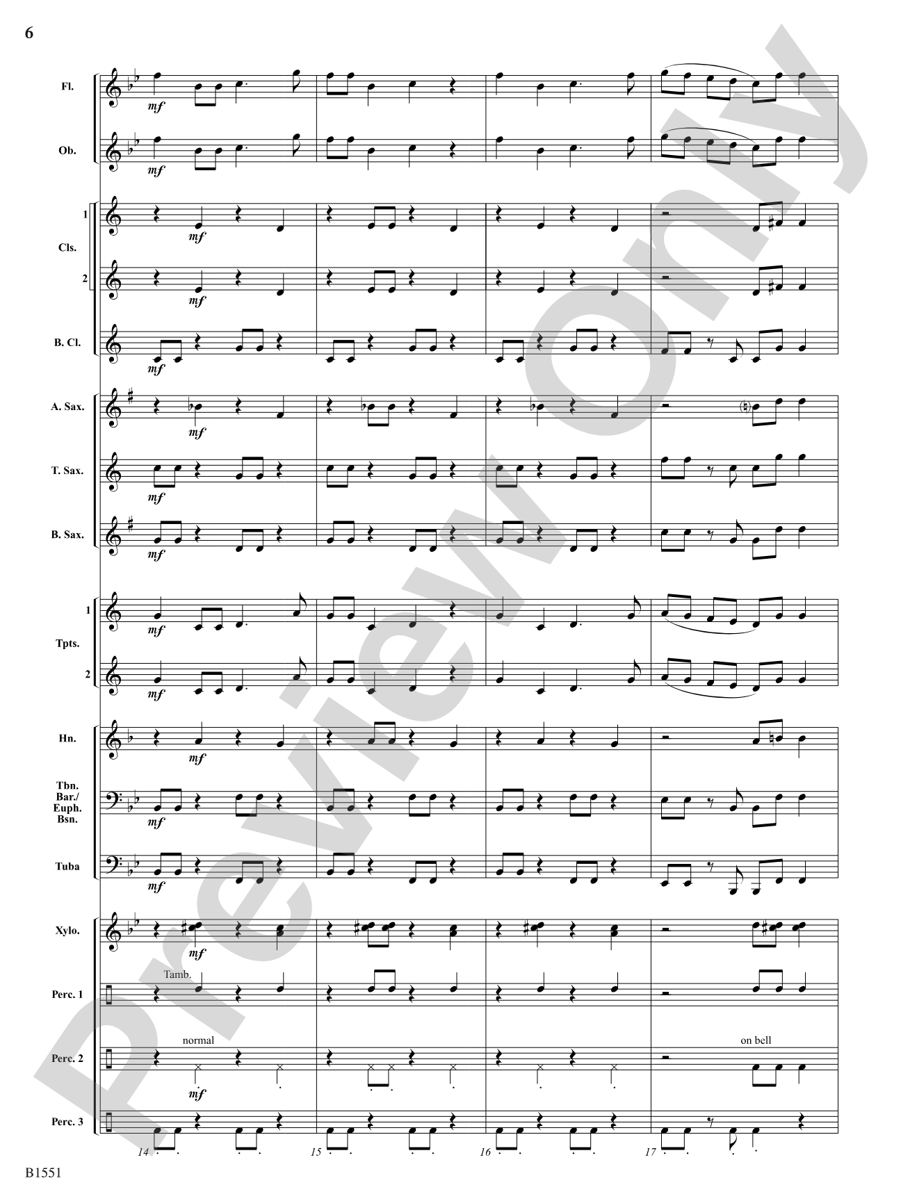 The Clumsy Clown: Concert Band Conductor Score & Parts
