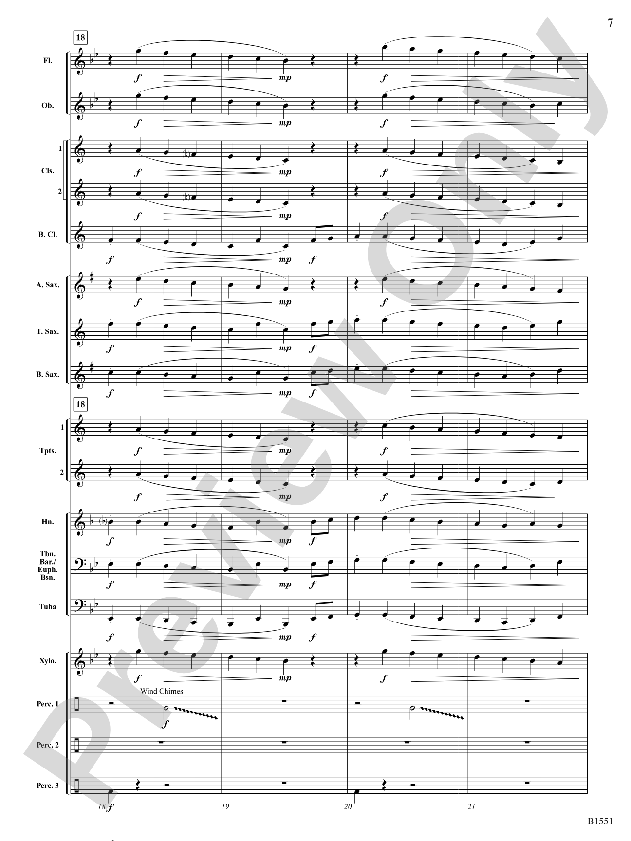 The Clumsy Clown: Concert Band Conductor Score & Parts