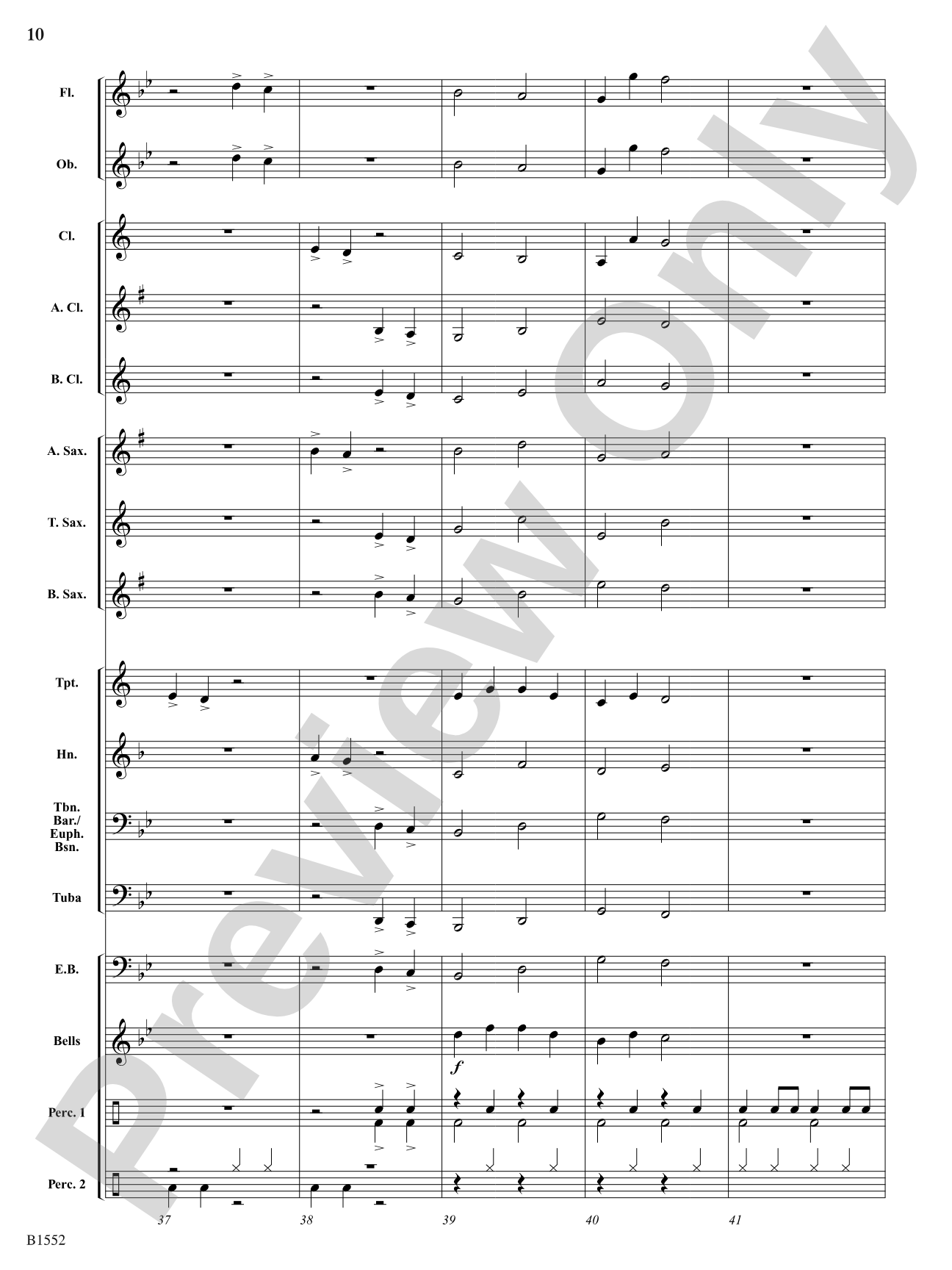 Uptown Strut: Concert Band Conductor Score & Parts