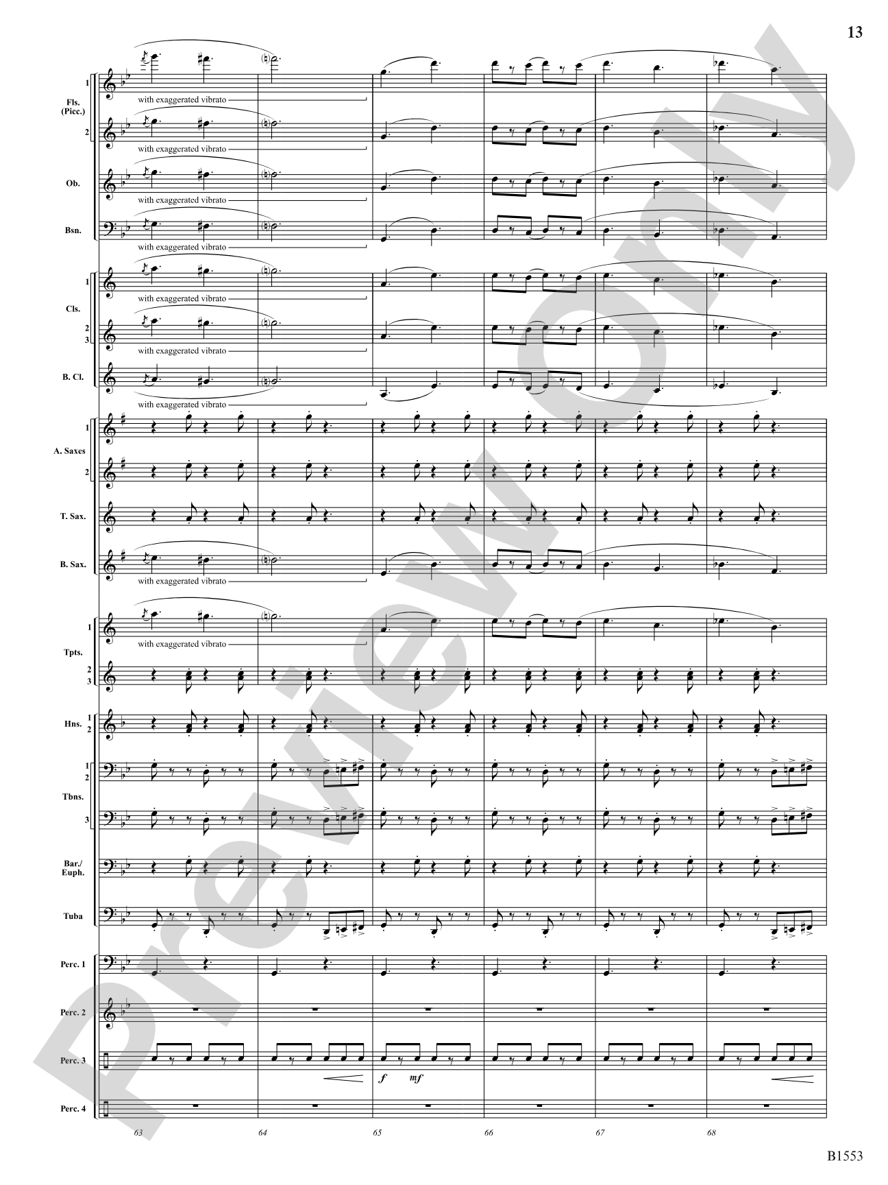 Hocus Pocus: Concert Band Conductor Score & Parts