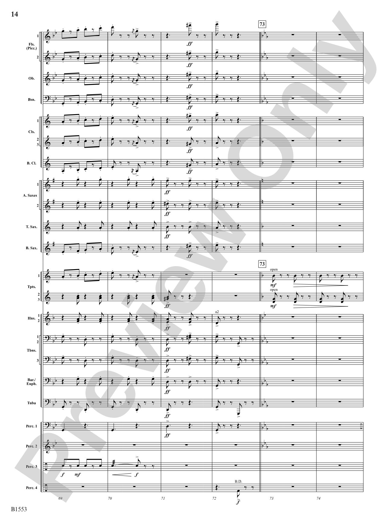 Hocus Pocus: Concert Band Conductor Score & Parts
