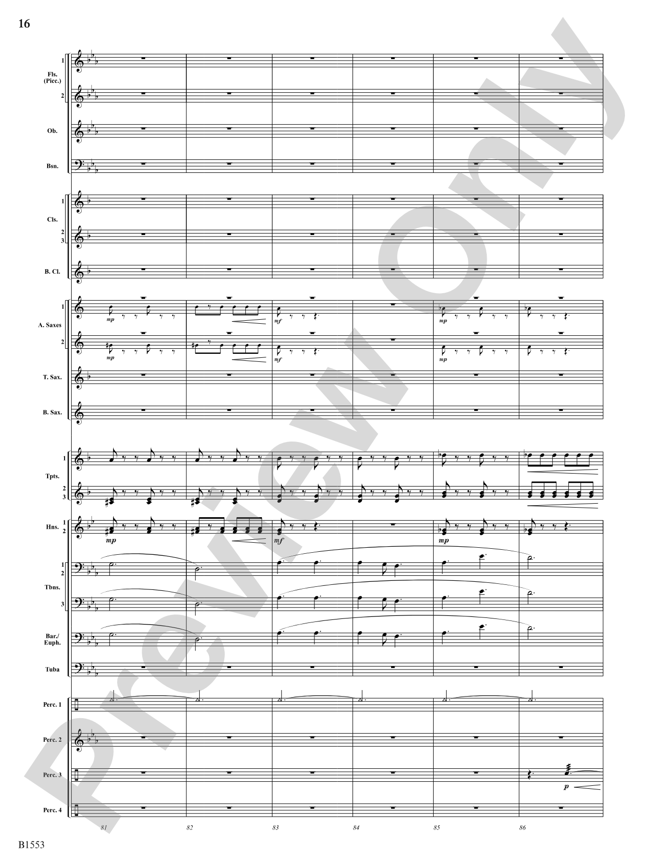 Hocus Pocus: Concert Band Conductor Score & Parts