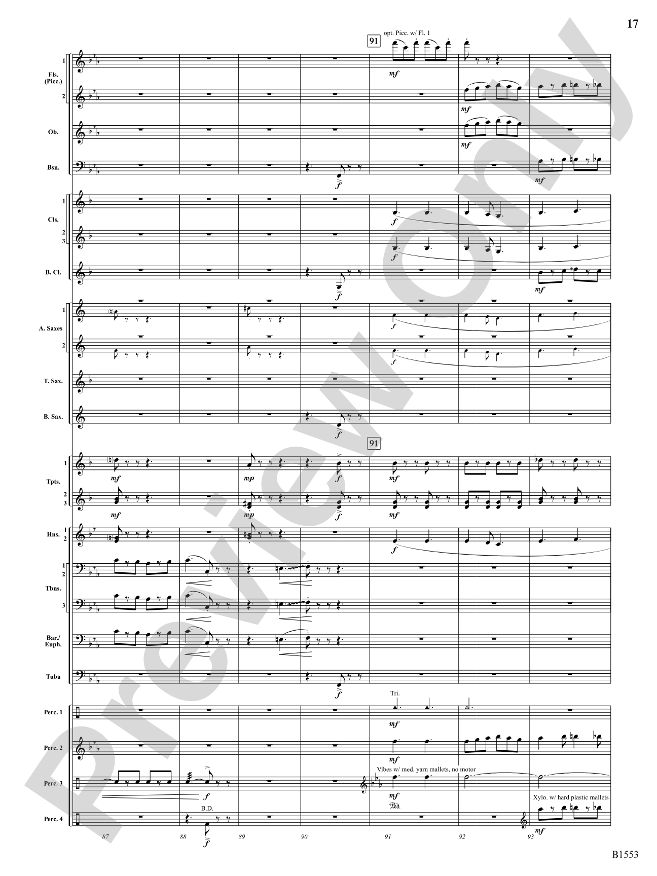 Hocus Pocus: Concert Band Conductor Score & Parts