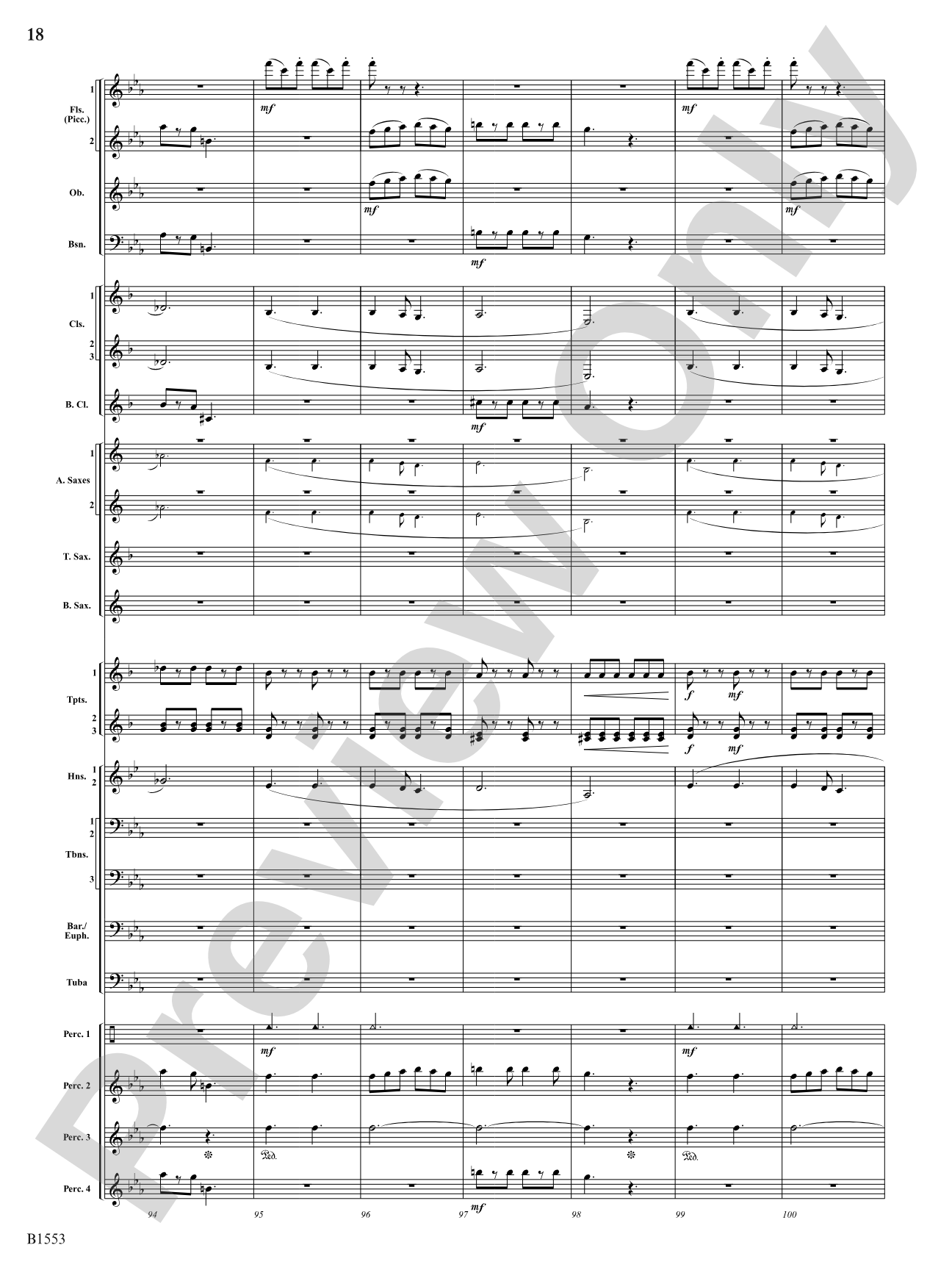 Hocus Pocus: Concert Band Conductor Score & Parts