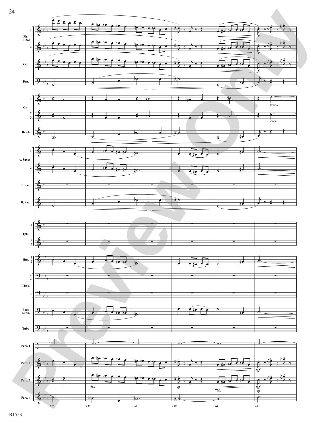 Hocus Pocus: Concert Band Conductor Score & Parts