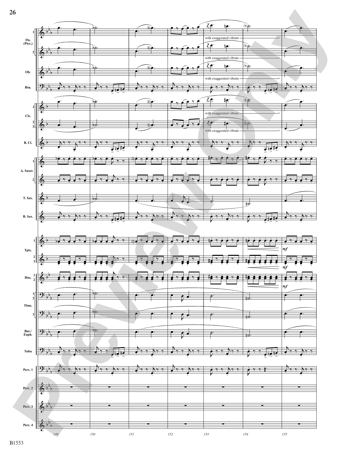 Hocus Pocus: Concert Band Conductor Score & Parts