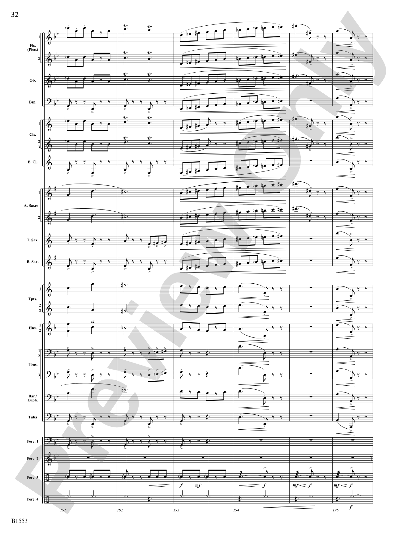 Hocus Pocus: Concert Band Conductor Score & Parts
