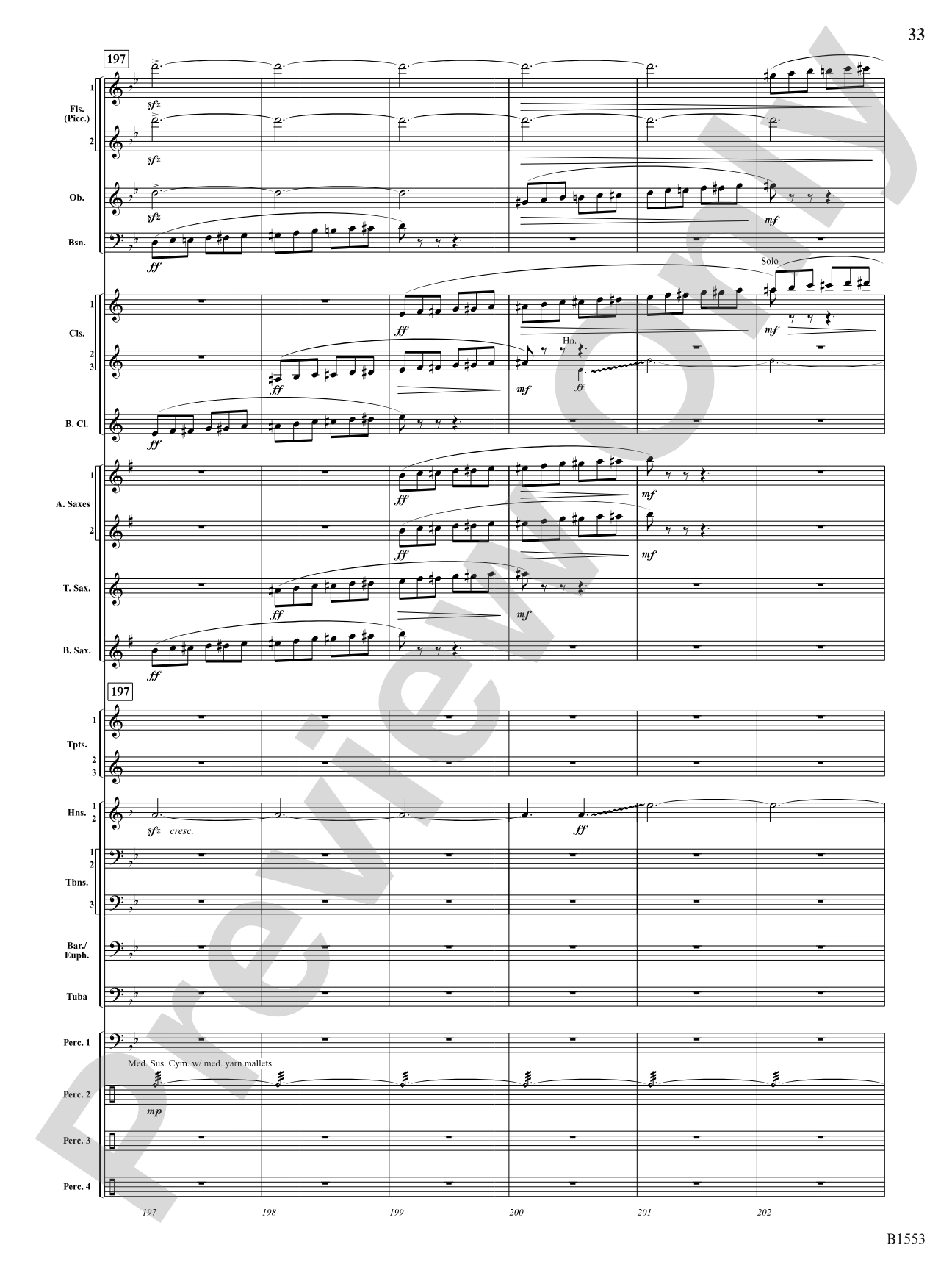 Hocus Pocus: Concert Band Conductor Score & Parts