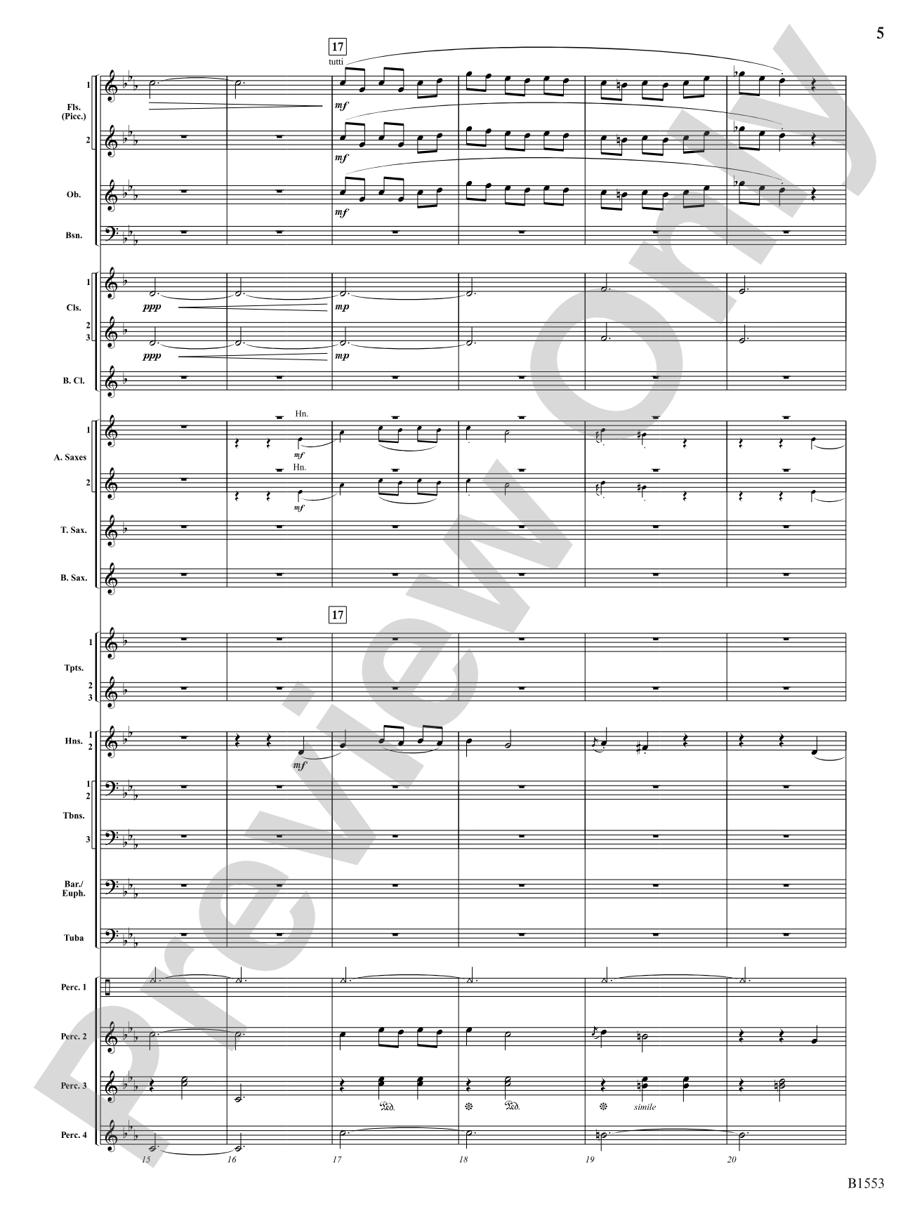 Hocus Pocus: Concert Band Conductor Score & Parts