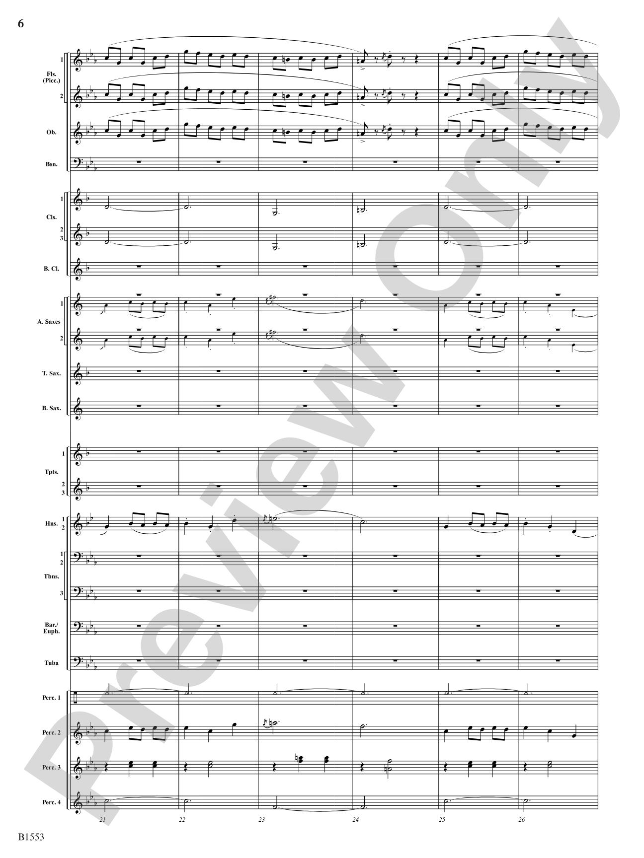 Hocus Pocus: Concert Band Conductor Score & Parts