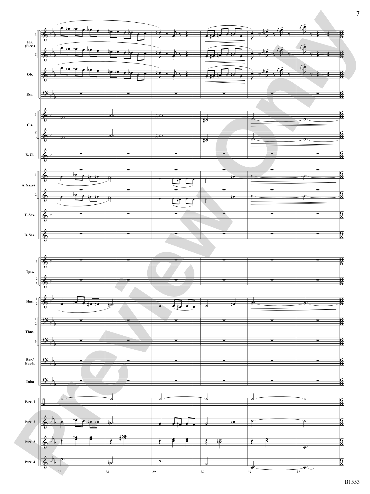 Hocus Pocus: Concert Band Conductor Score & Parts