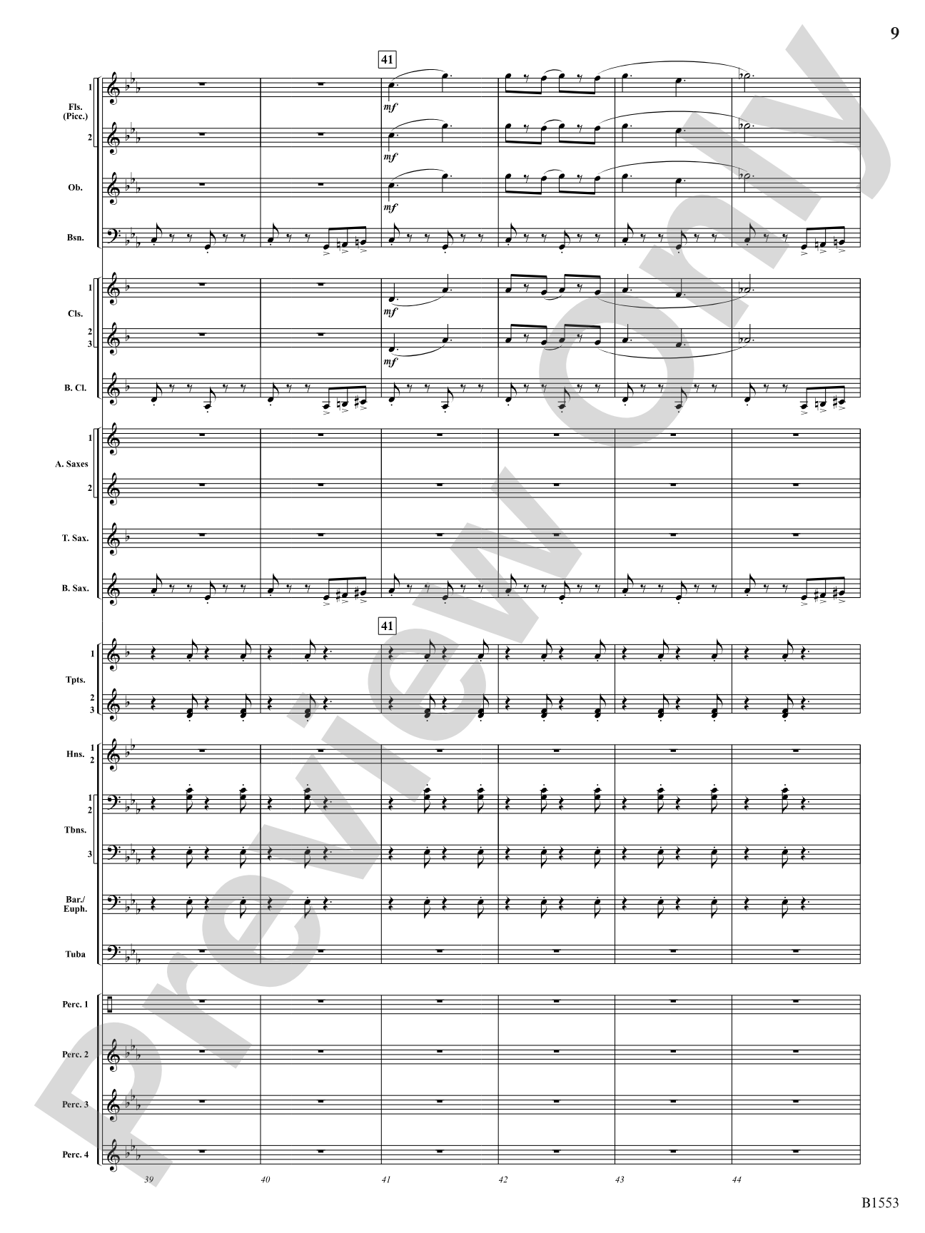Hocus Pocus: Concert Band Conductor Score & Parts