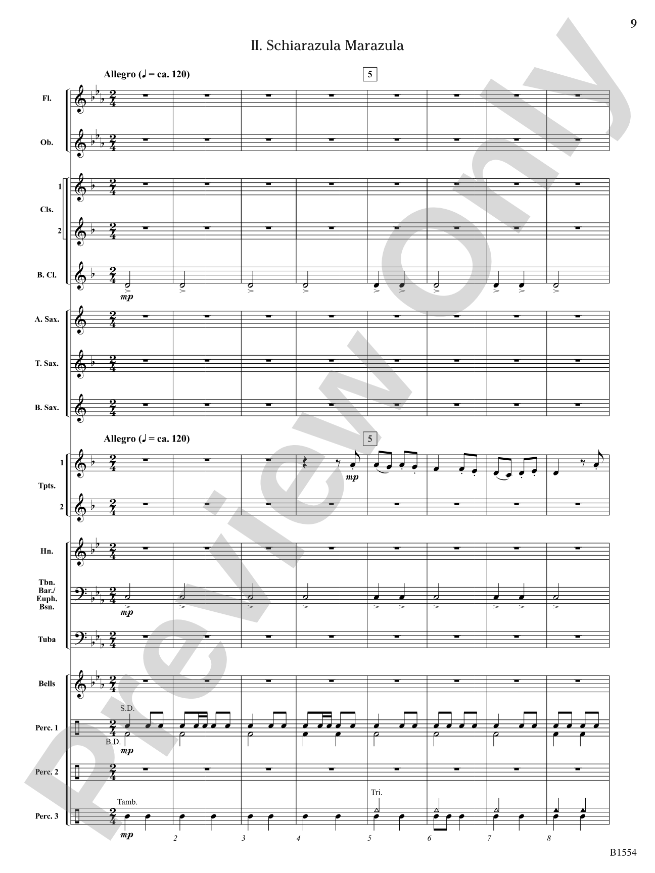 Two Renaissance Dances: Concert Band Conductor Score & Parts