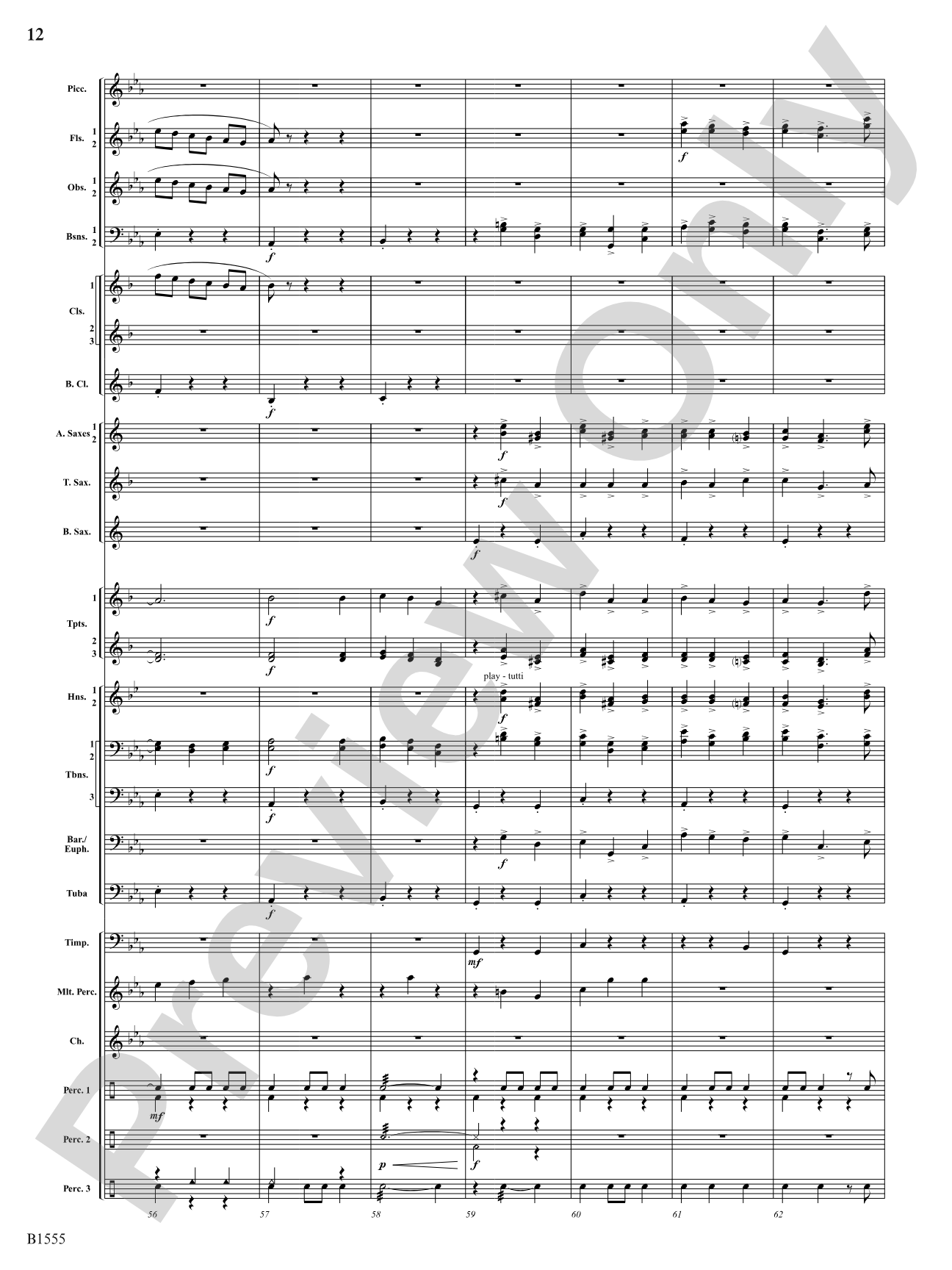 Monsters of Myth: Concert Band Conductor Score & Parts