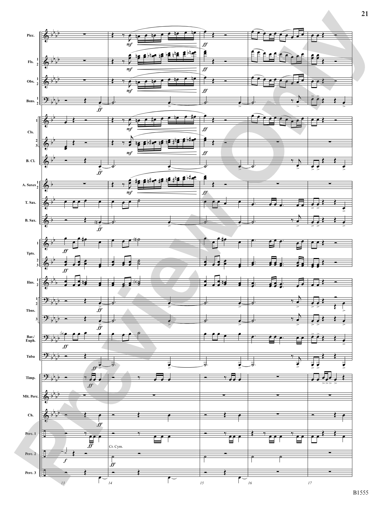 Monsters of Myth: Concert Band Conductor Score & Parts