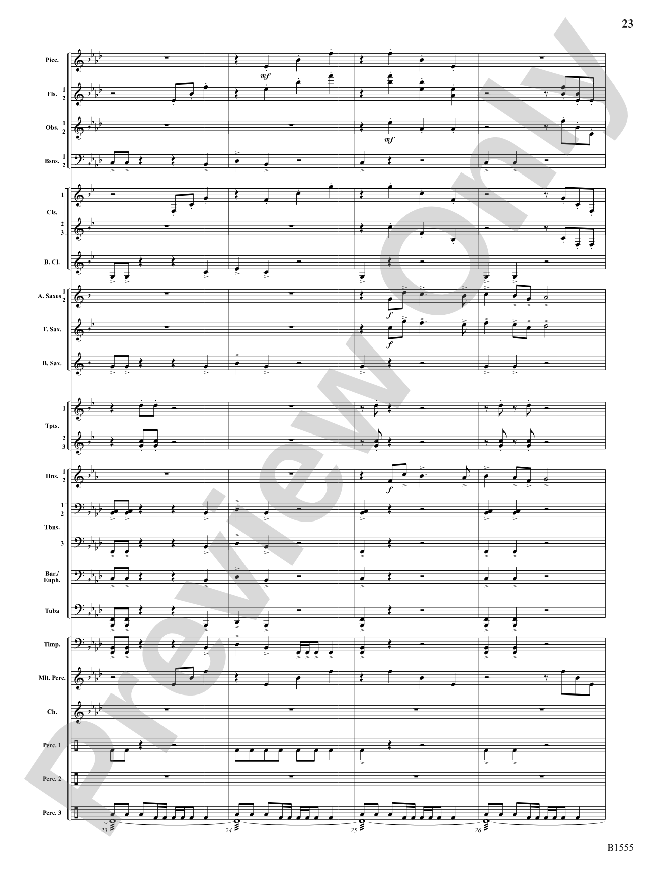 Monsters of Myth: Concert Band Conductor Score & Parts