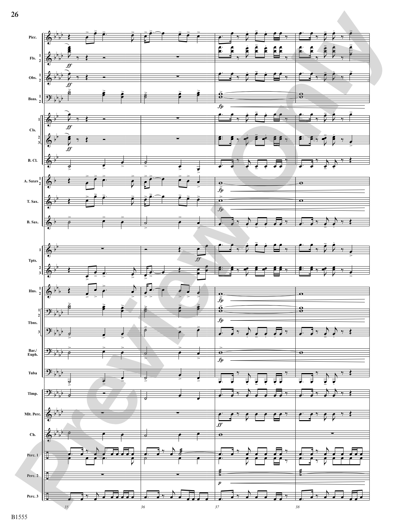 Monsters of Myth: Concert Band Conductor Score & Parts