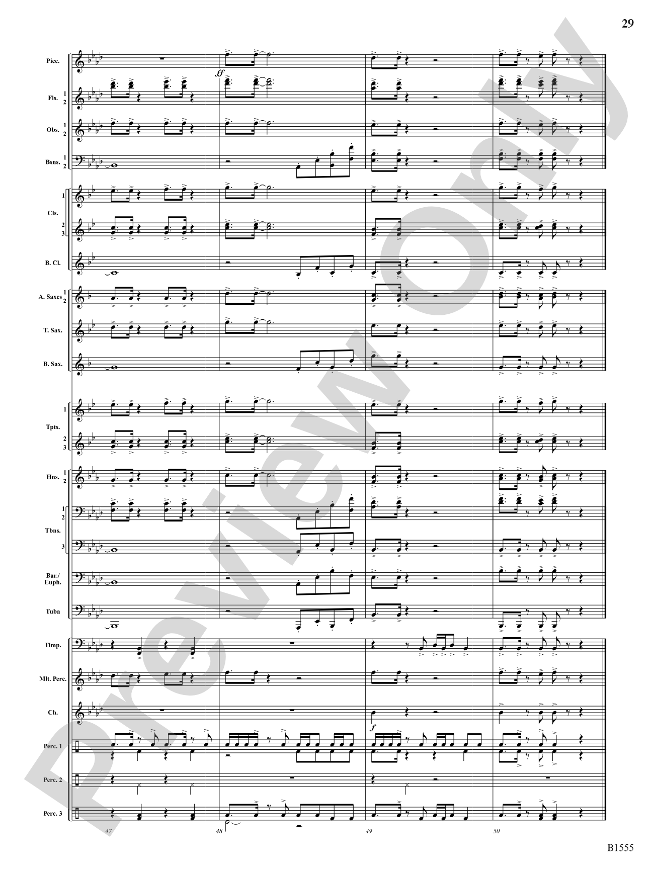 Monsters of Myth: Concert Band Conductor Score & Parts