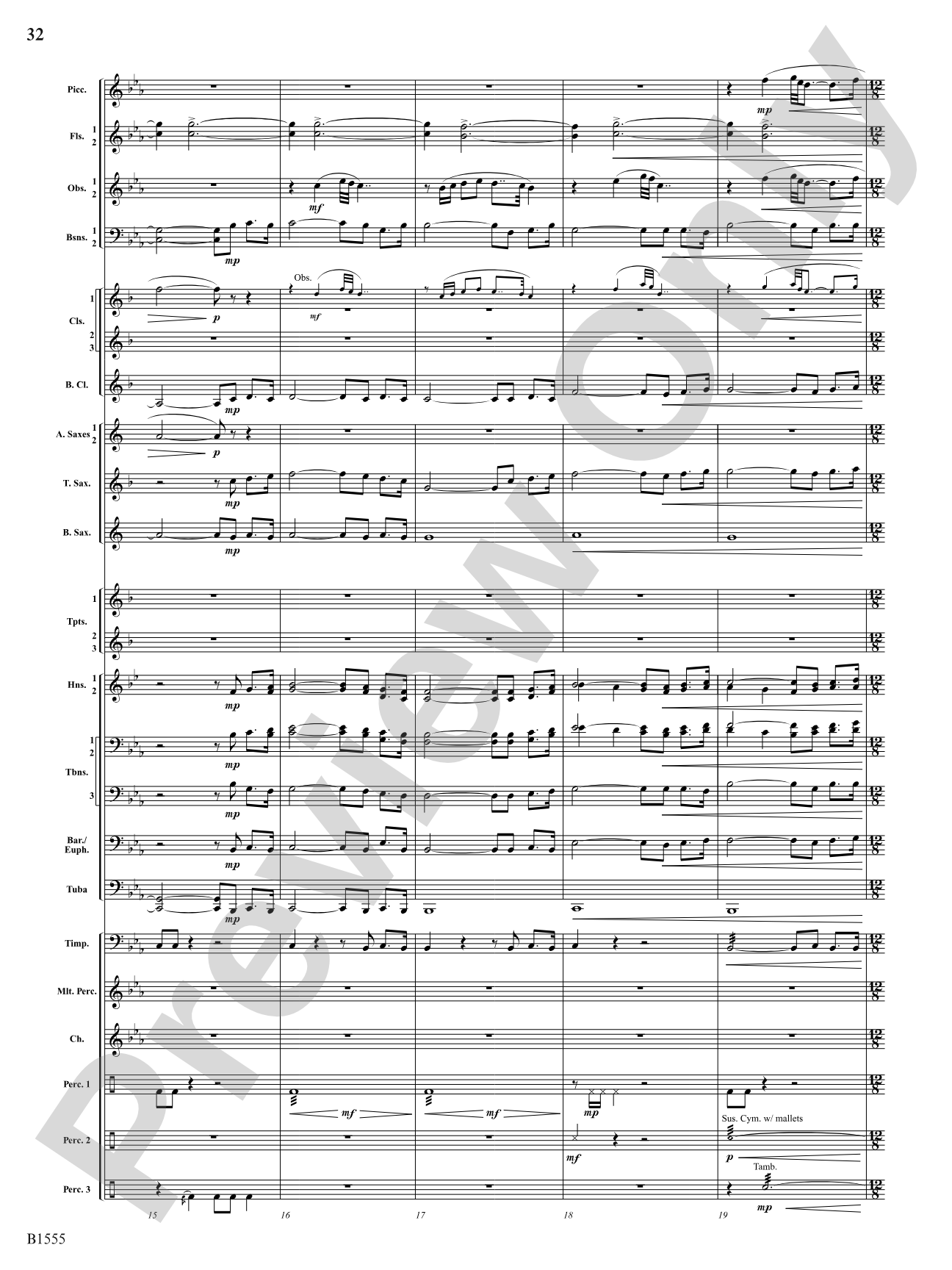 Monsters of Myth: Concert Band Conductor Score & Parts