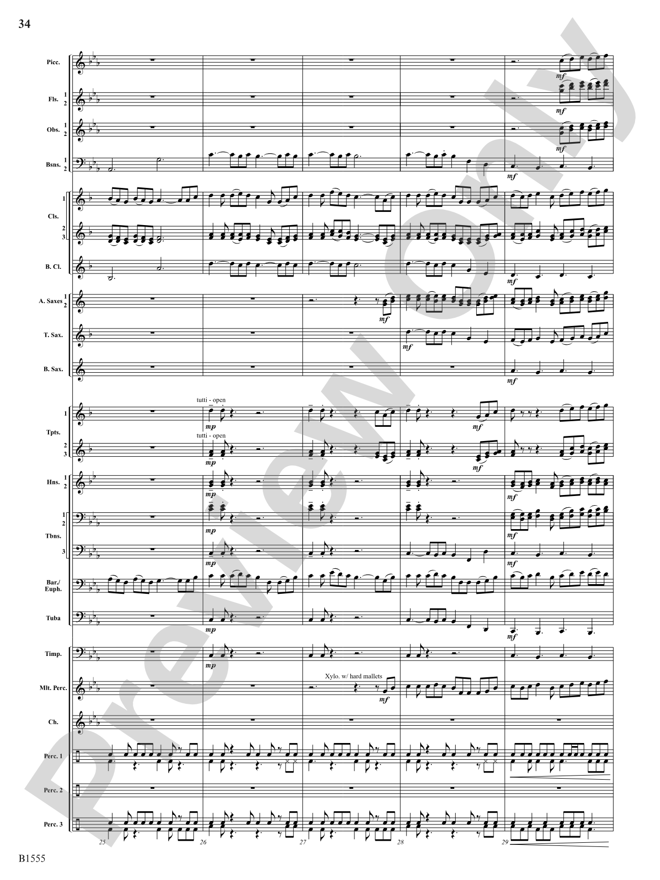 Monsters of Myth: Concert Band Conductor Score & Parts