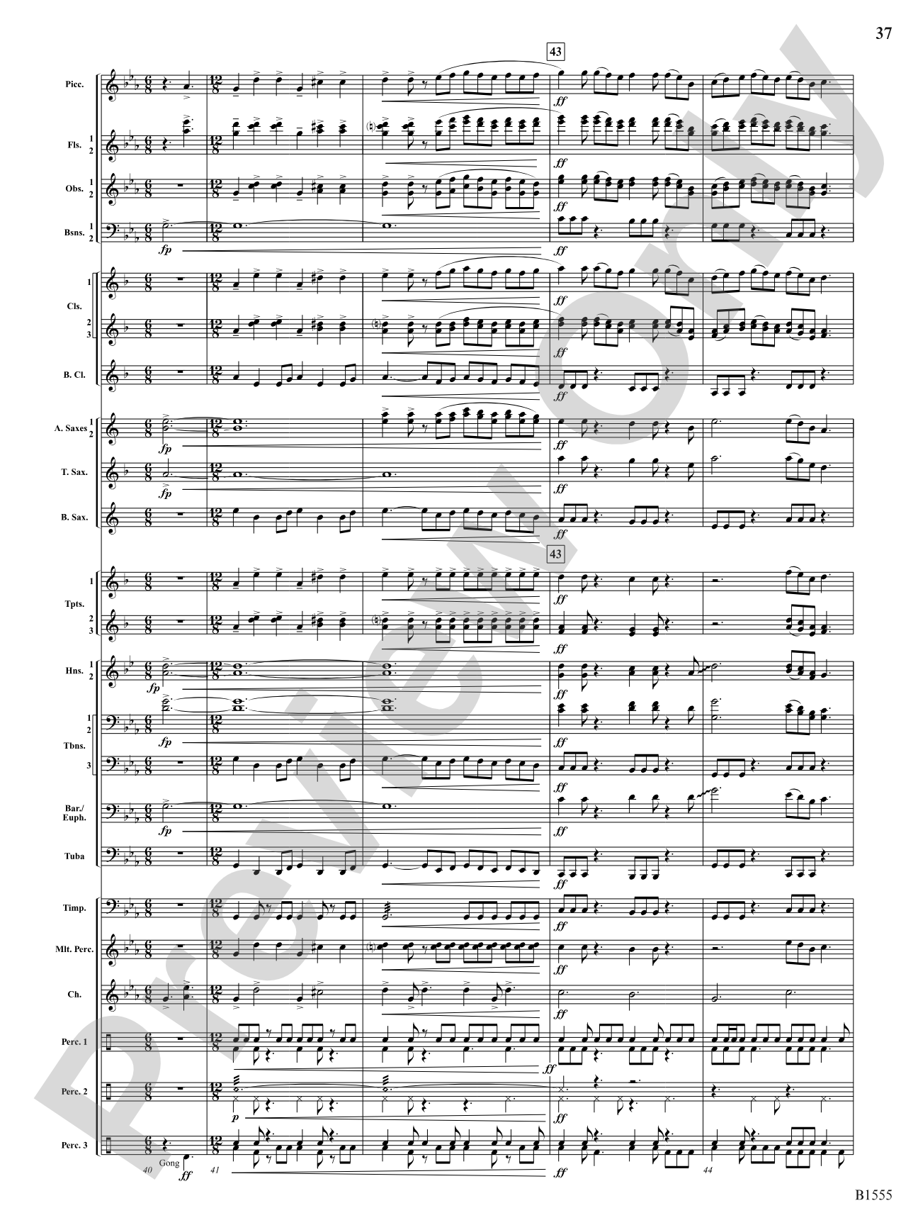 Monsters of Myth: Concert Band Conductor Score & Parts