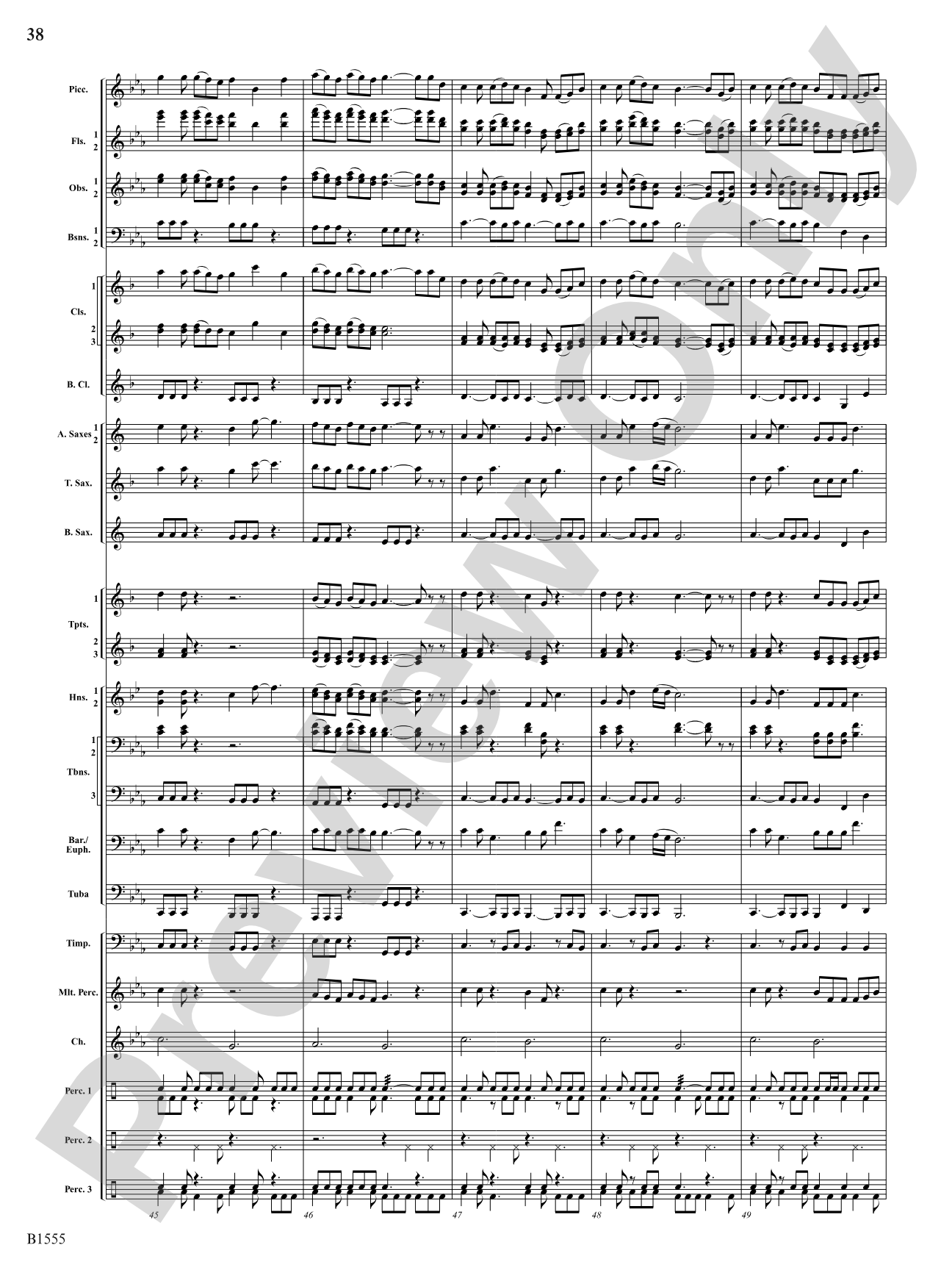 Monsters of Myth: Concert Band Conductor Score & Parts