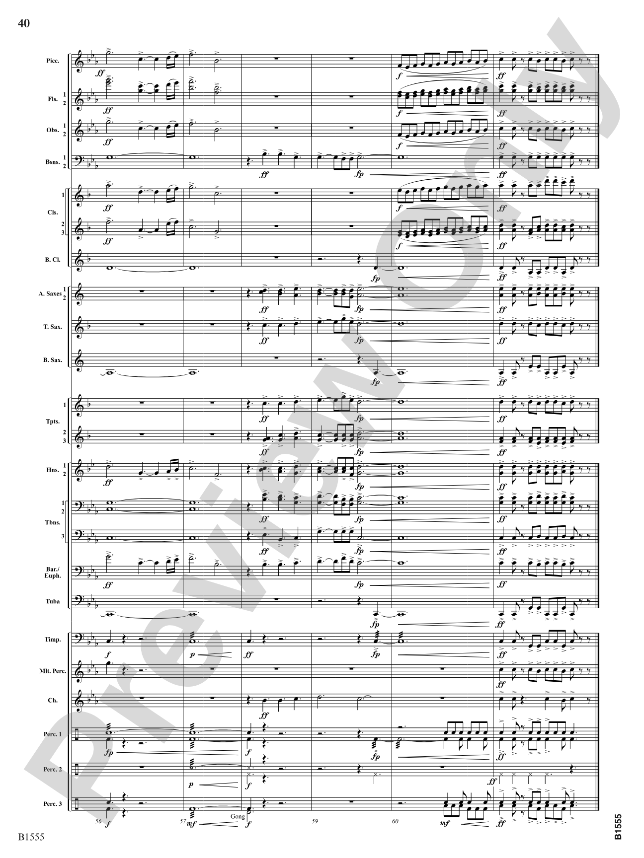 Monsters of Myth: Concert Band Conductor Score & Parts