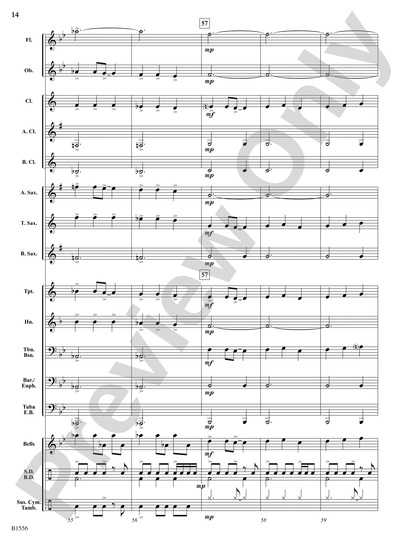 Open Road: Concert Band Conductor Score & Parts