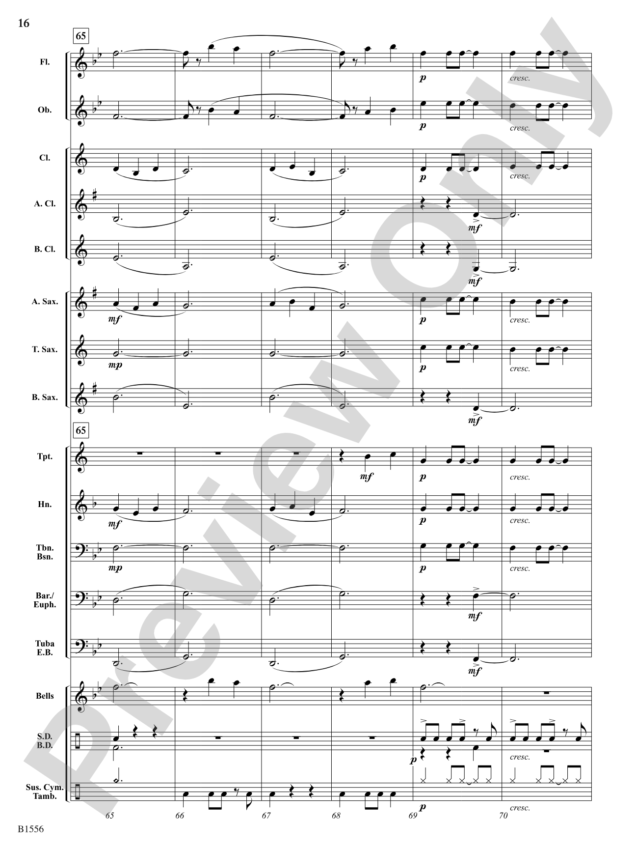 Open Road: Concert Band Conductor Score & Parts