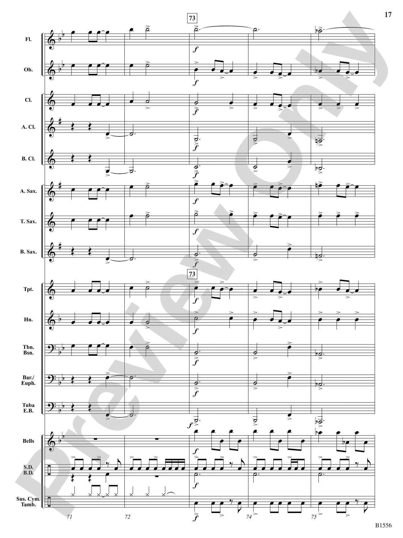 Open Road: Concert Band Conductor Score & Parts
