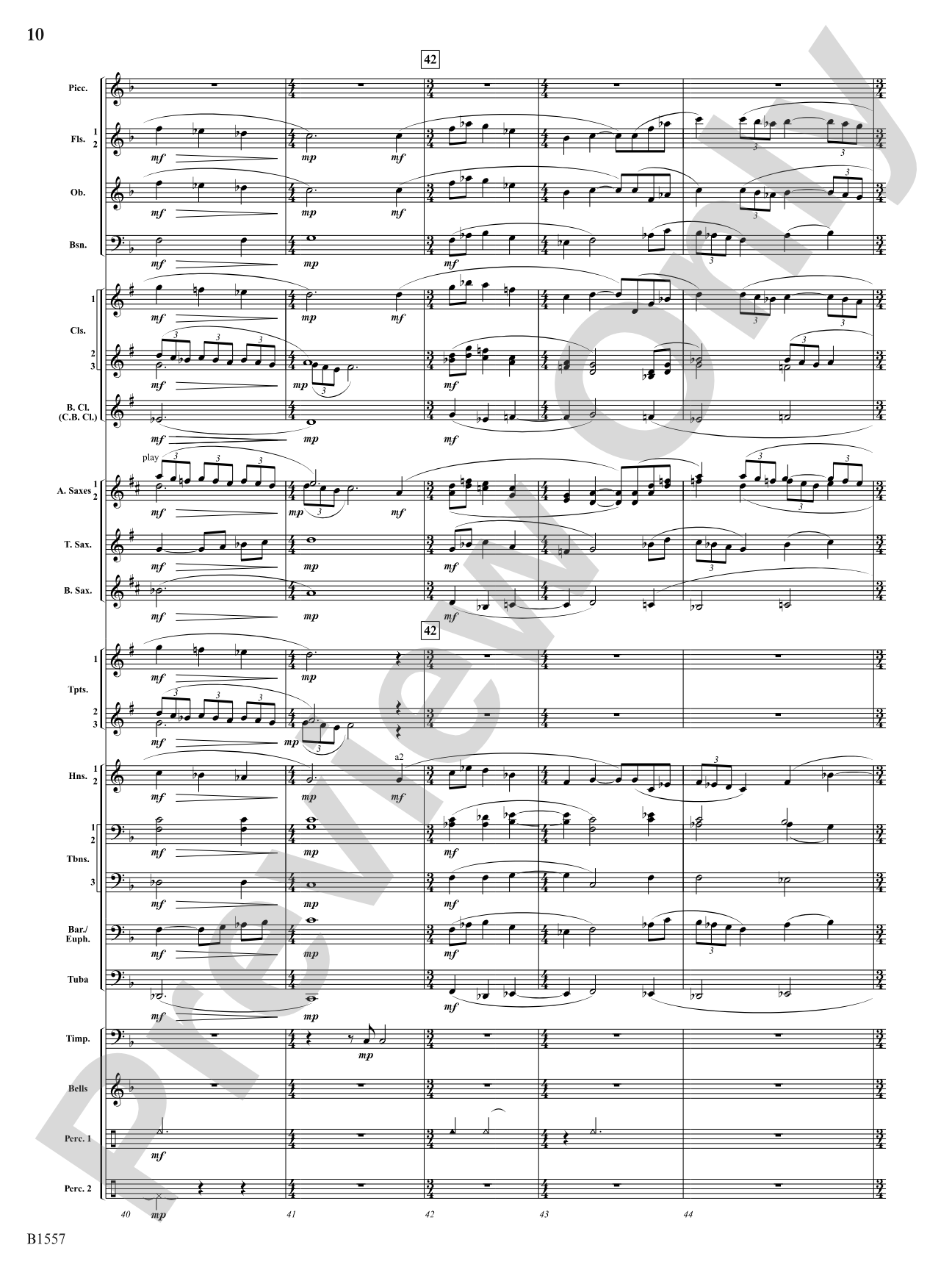 Always United, Forever Strong: Concert Band Conductor Score & Parts
