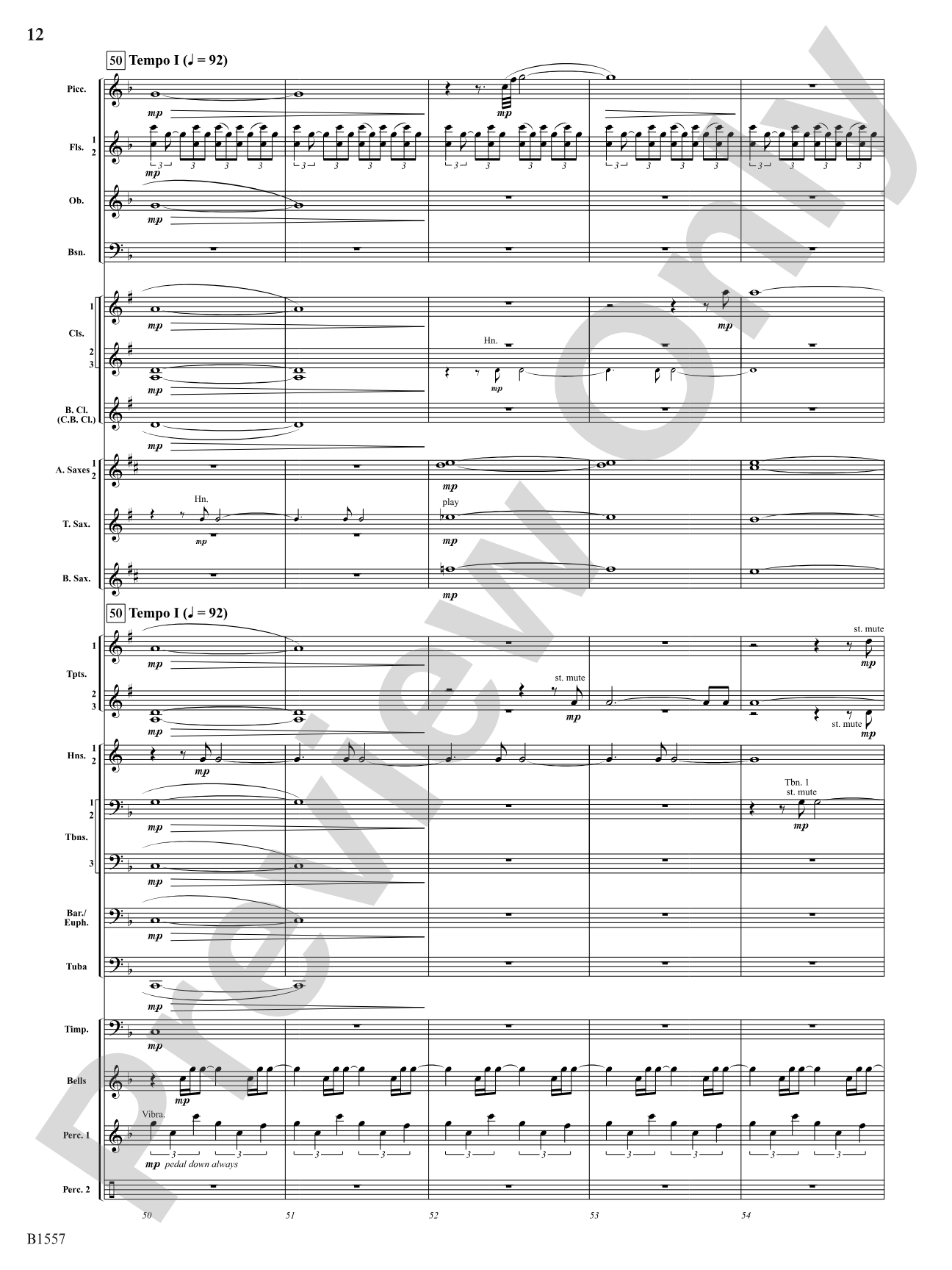 Always United, Forever Strong: Concert Band Conductor Score & Parts