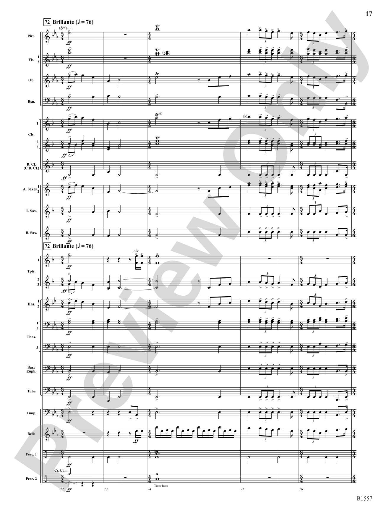 Always United, Forever Strong: Concert Band Conductor Score & Parts