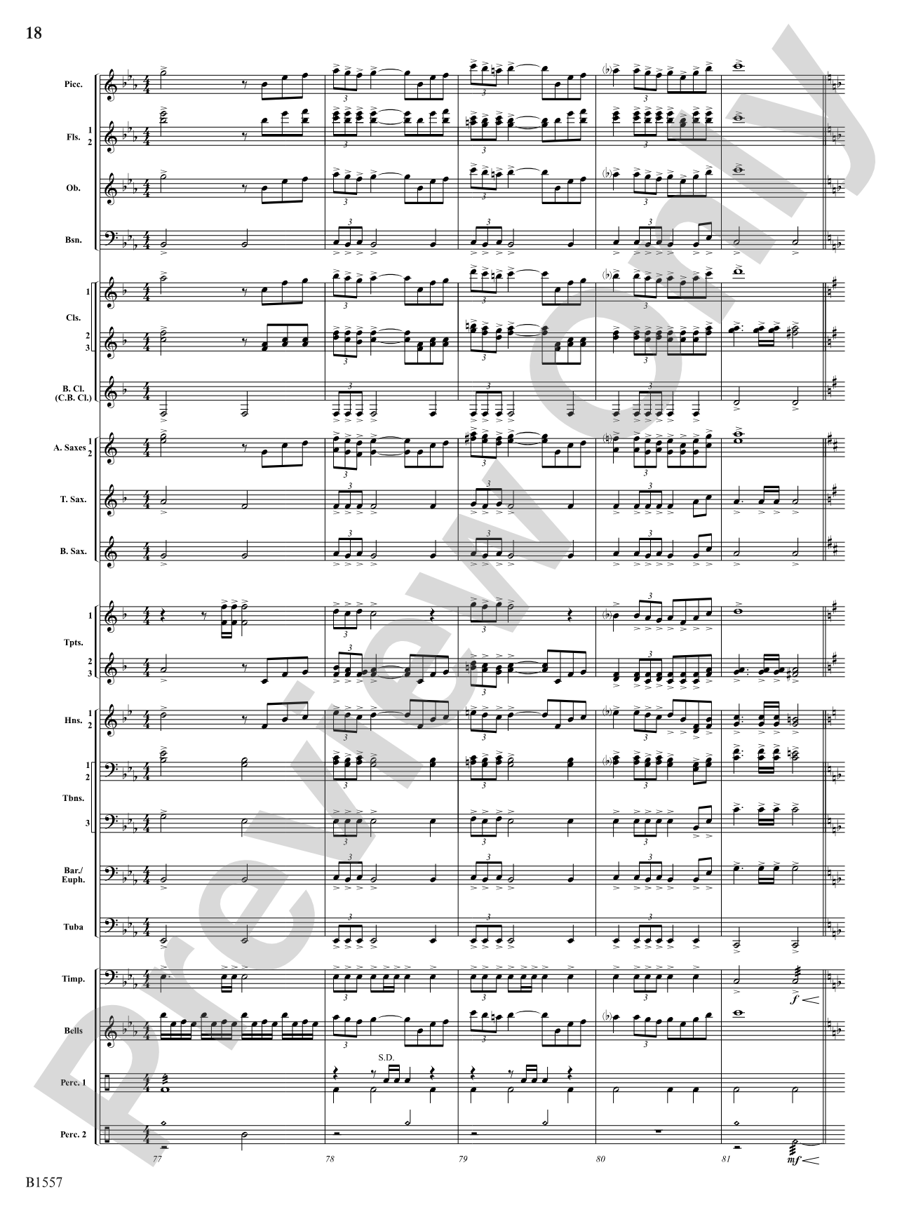 Always United, Forever Strong: Concert Band Conductor Score & Parts