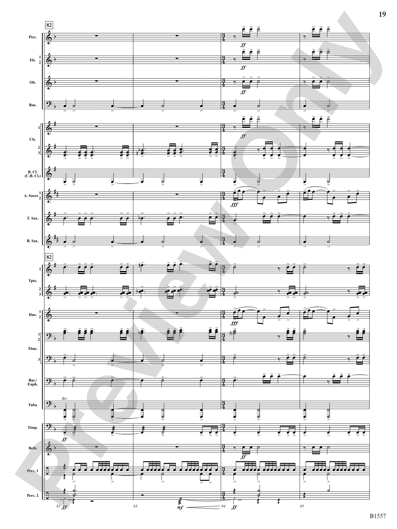 Always United, Forever Strong: Concert Band Conductor Score & Parts