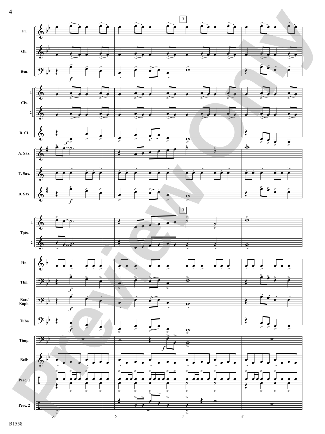 Anthem of an Era: Concert Band Conductor Score & Parts