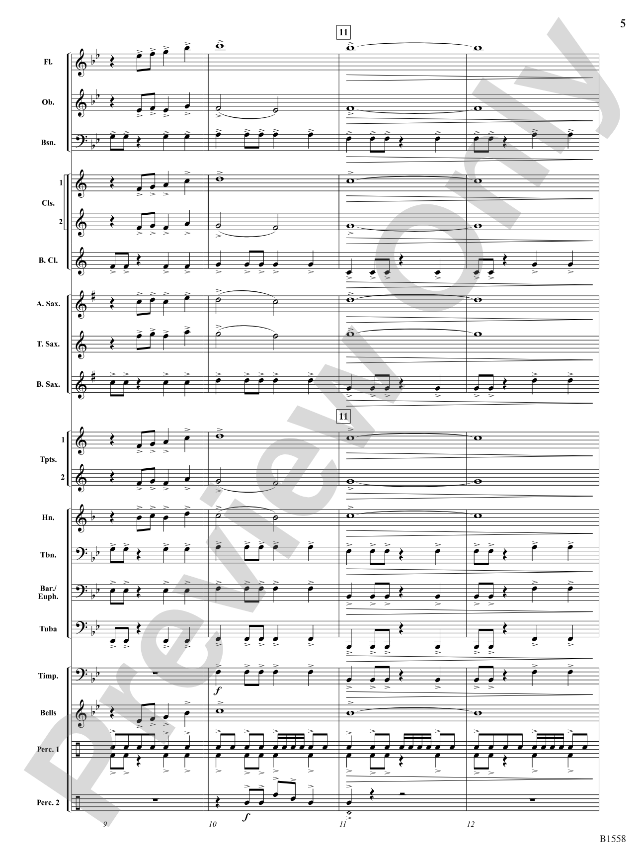 Anthem of an Era: Concert Band Conductor Score & Parts