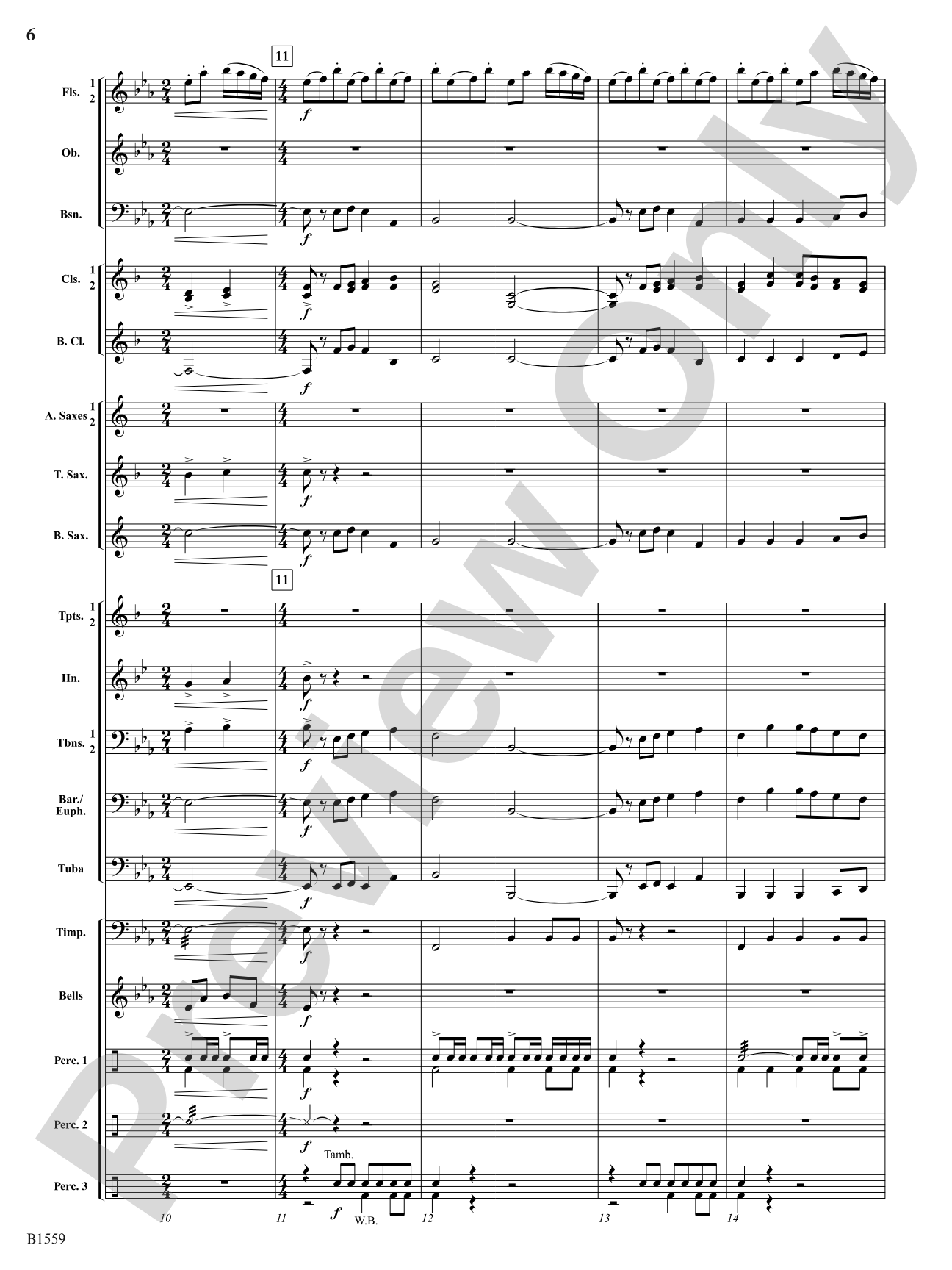 Festival Esprit: Concert Band Conductor Score & Parts