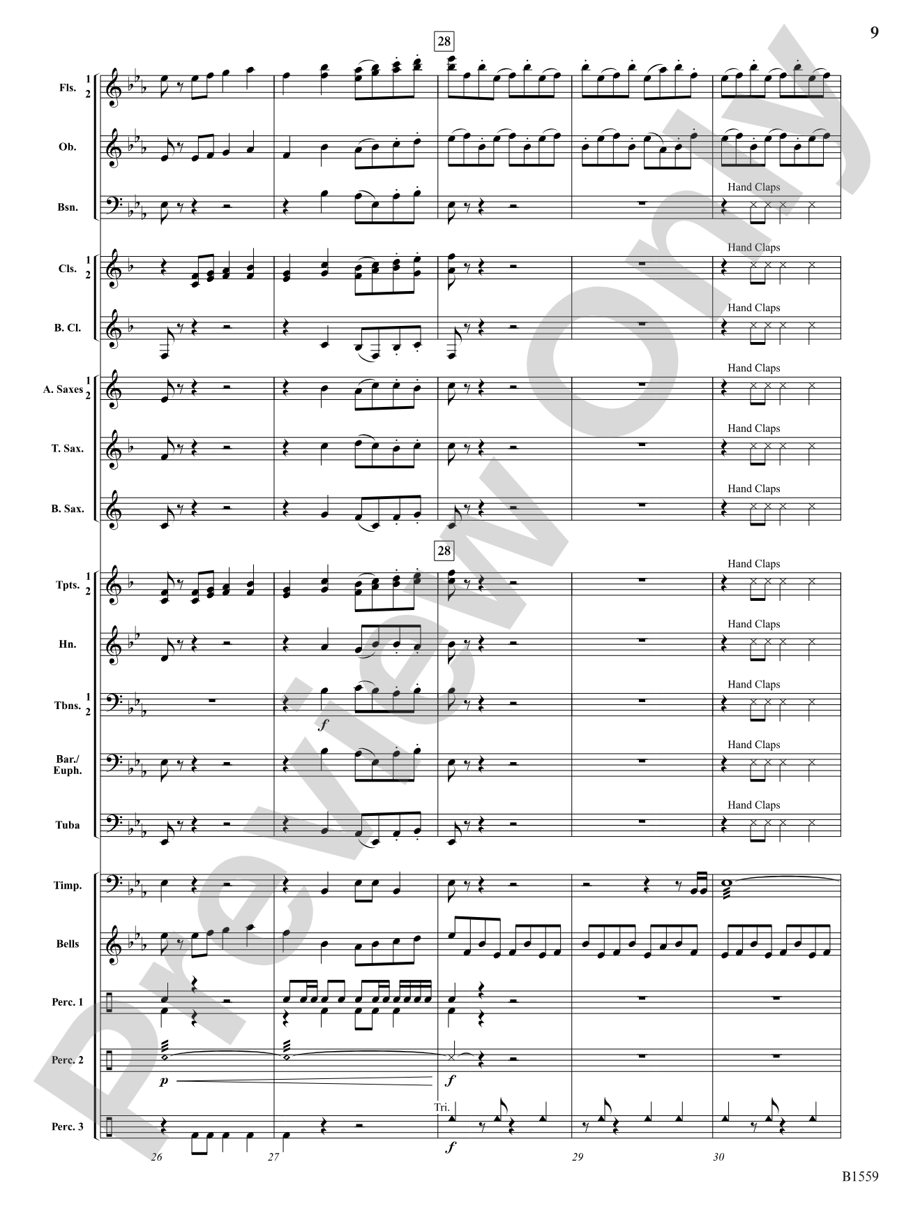Festival Esprit: Concert Band Conductor Score & Parts
