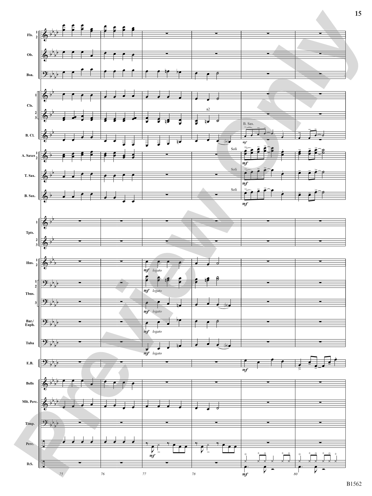 Hark! The Herald Angels Swing: Concert Band Conductor Score & Parts