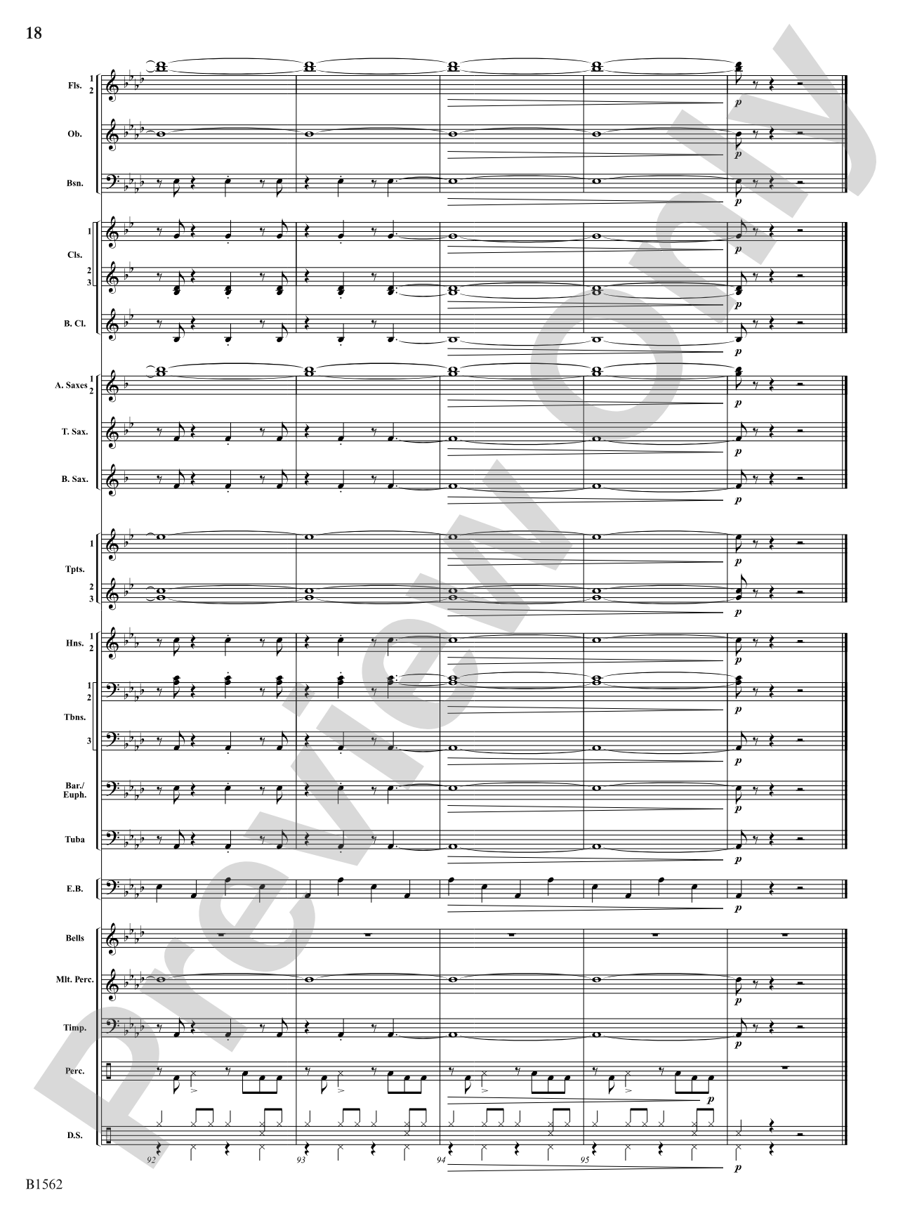 Hark! The Herald Angels Swing: Concert Band Conductor Score & Parts