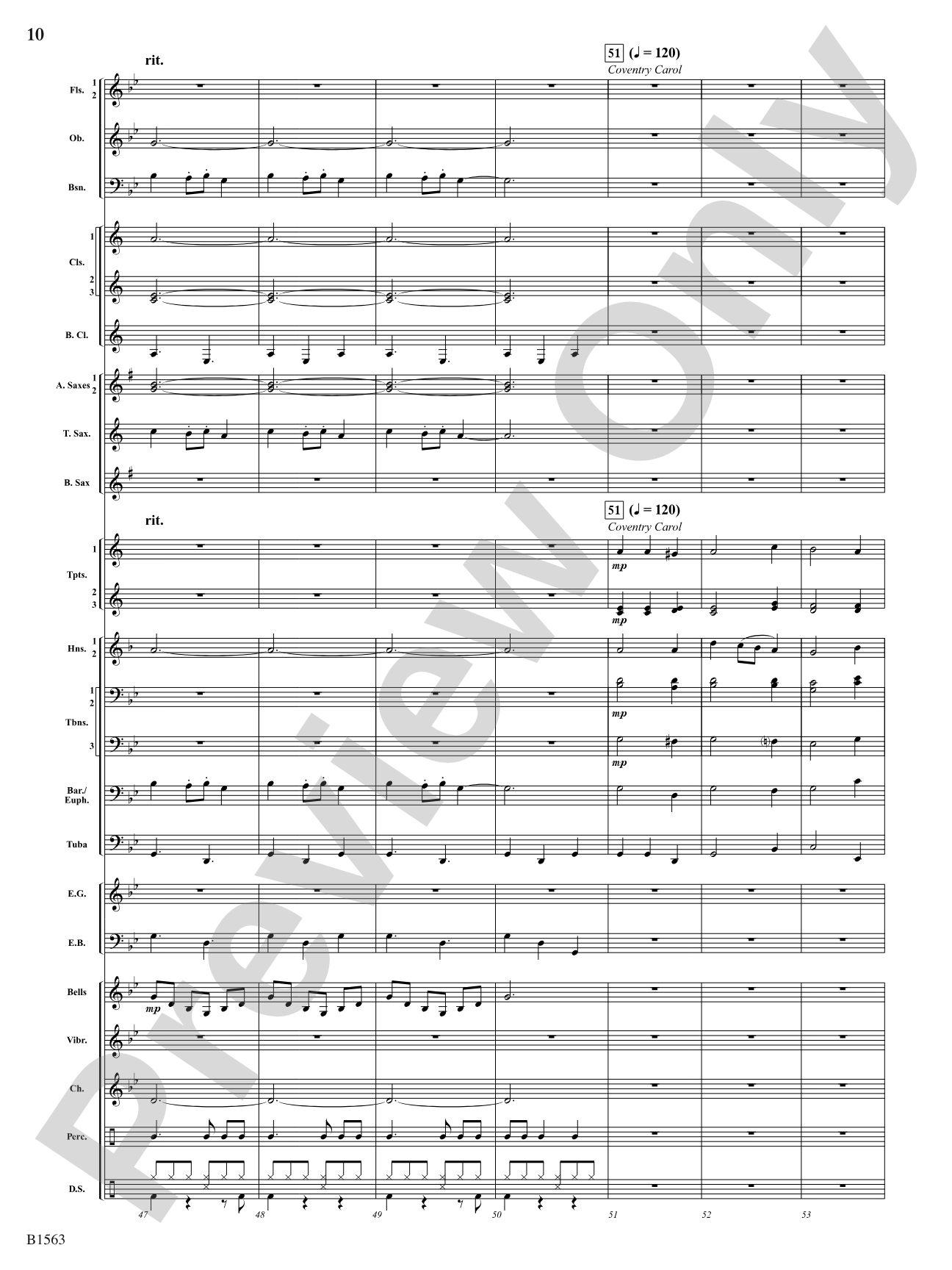 Christmas Lights: Concert Band Conductor Score & Parts